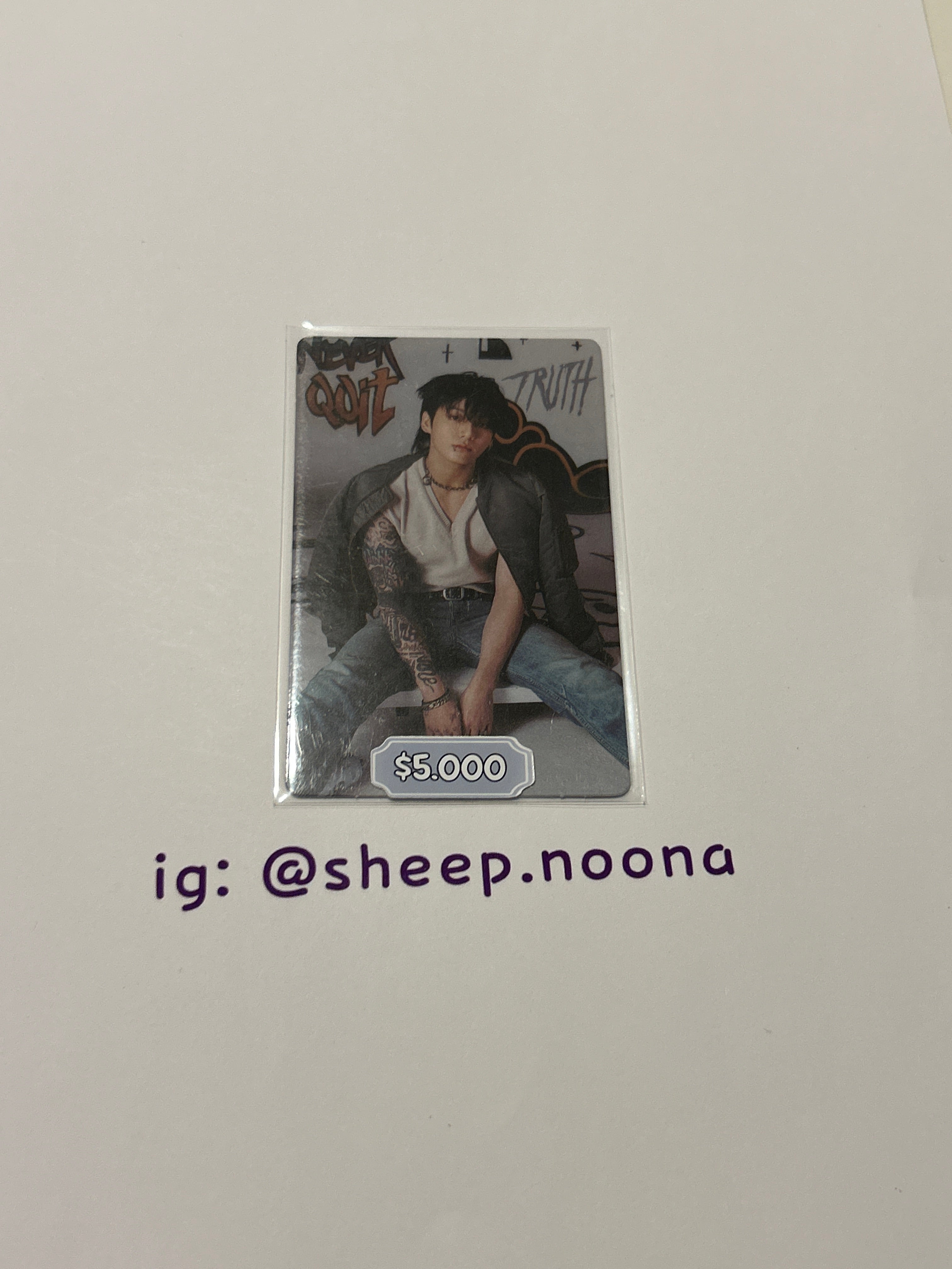 Photocards Jungkook BTS