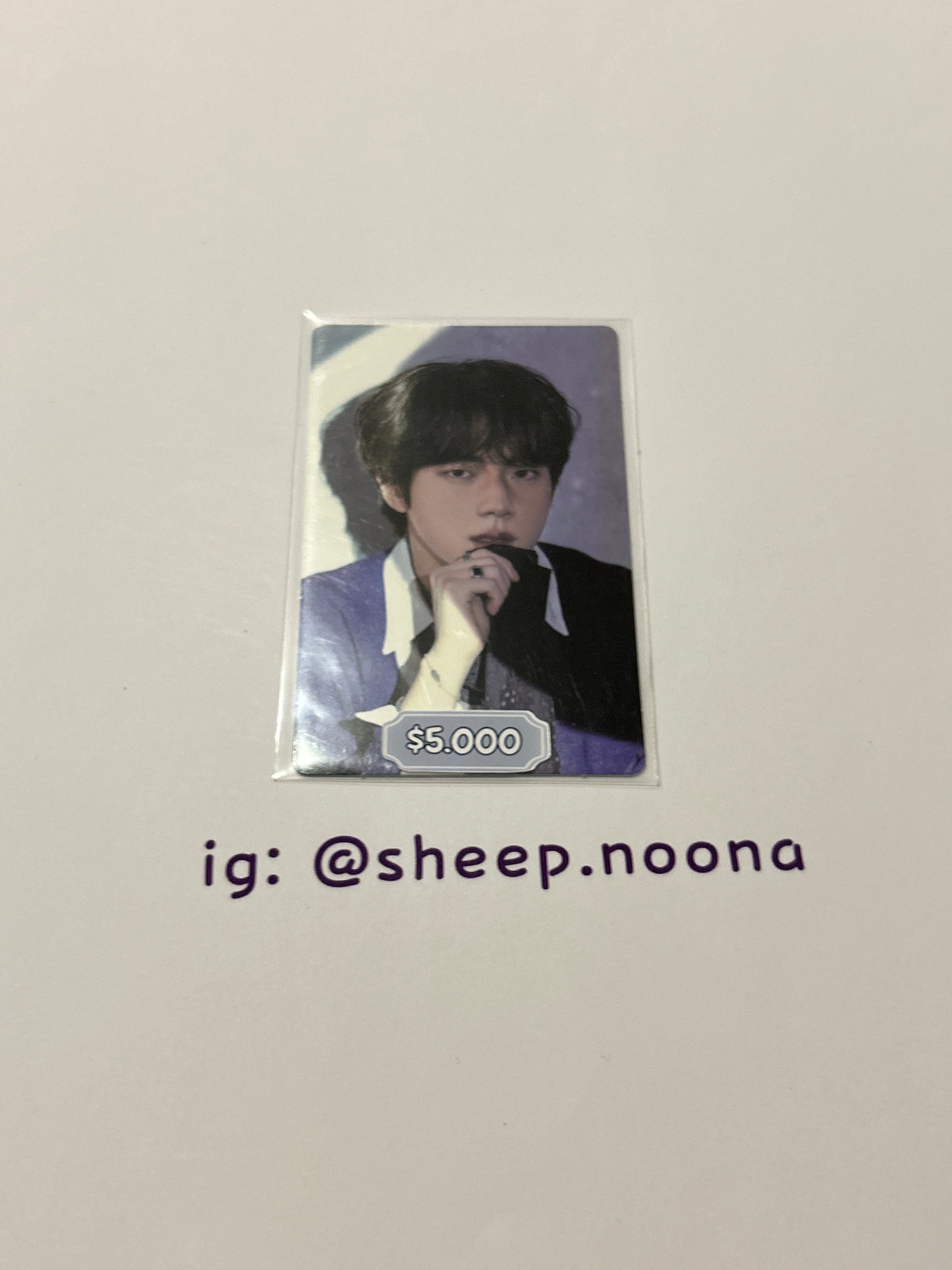 Photocards Jin BTS