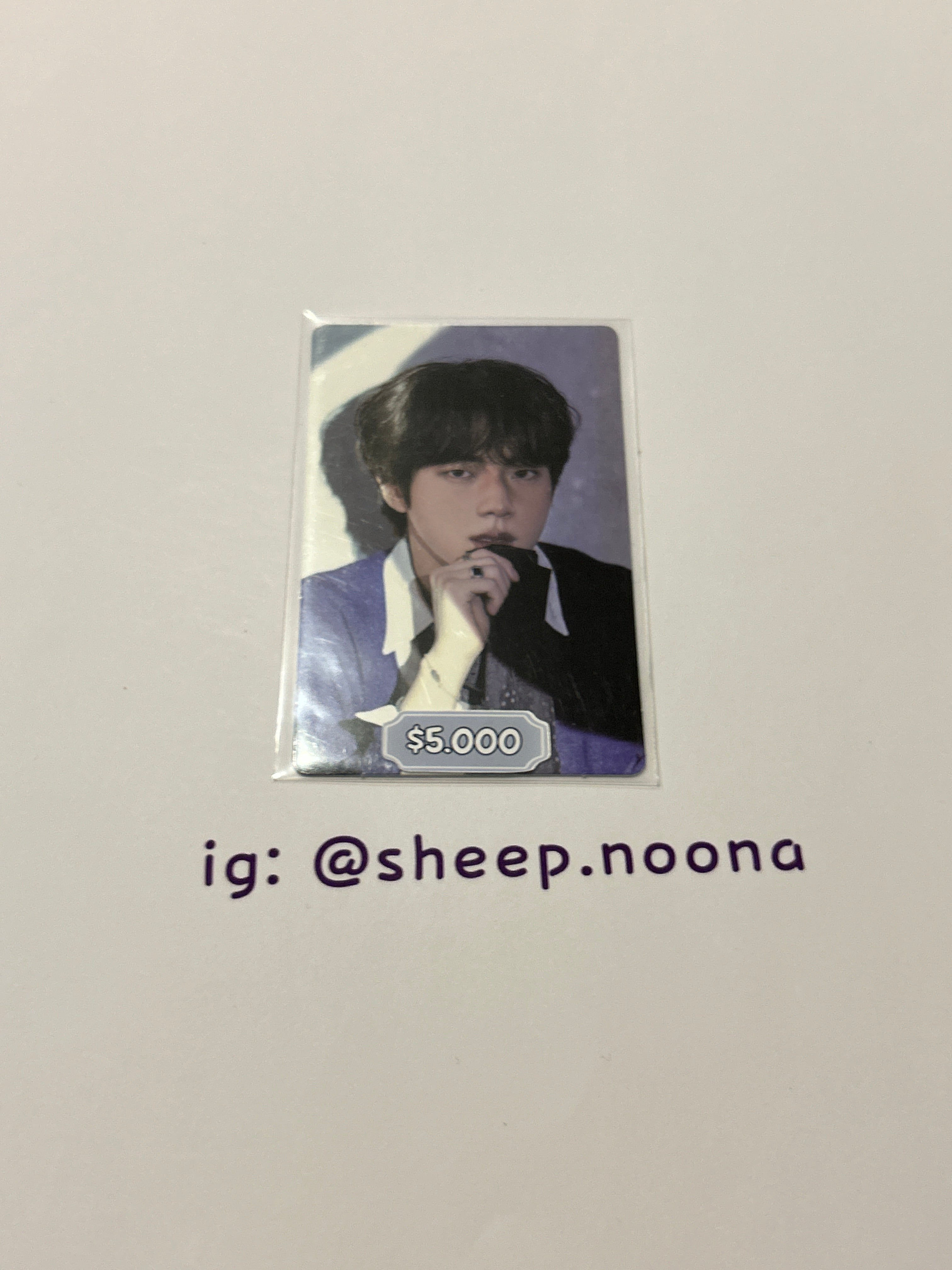 Photocards Jin BTS
