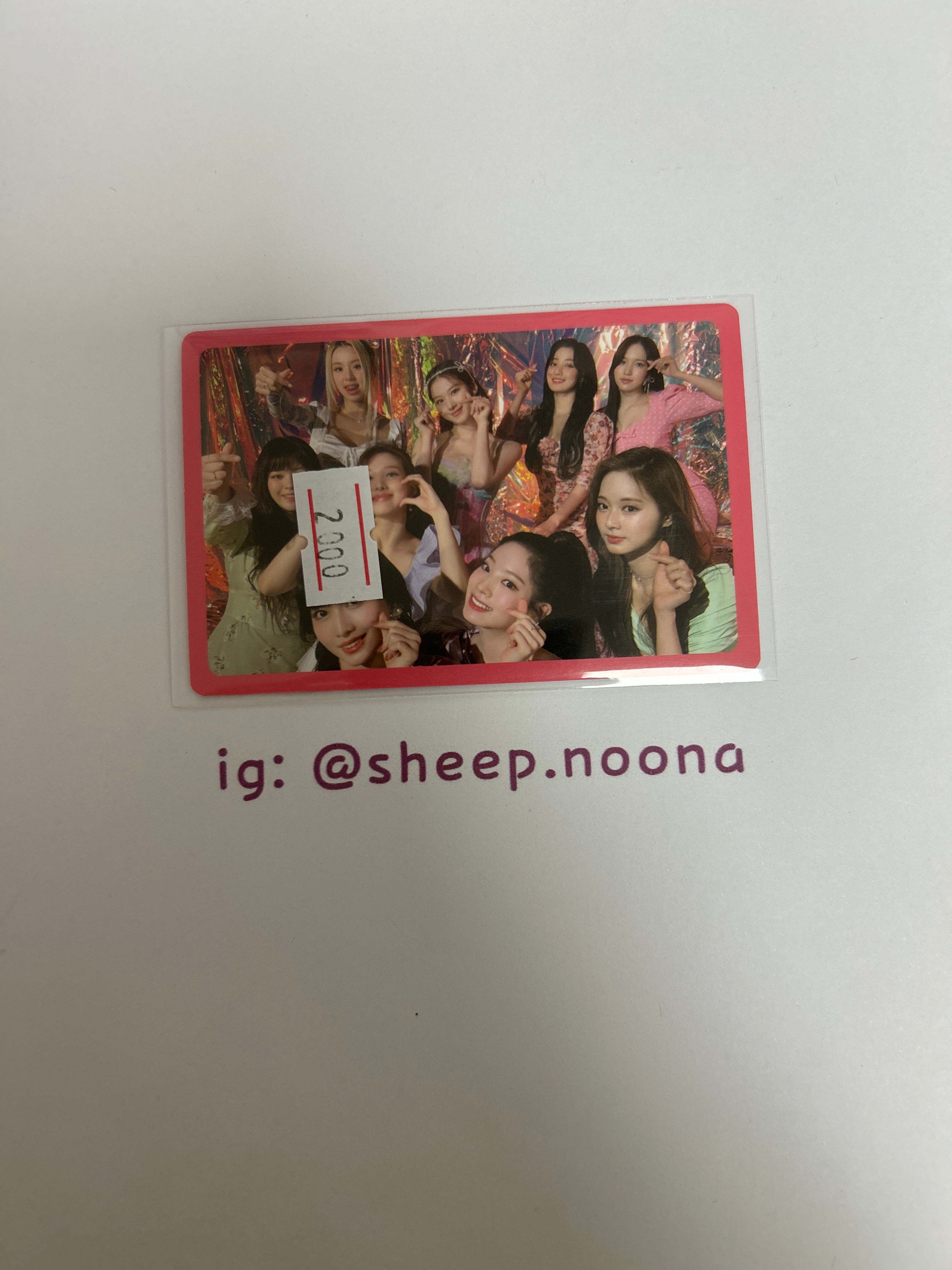 Photocards Units / Grupales Twice