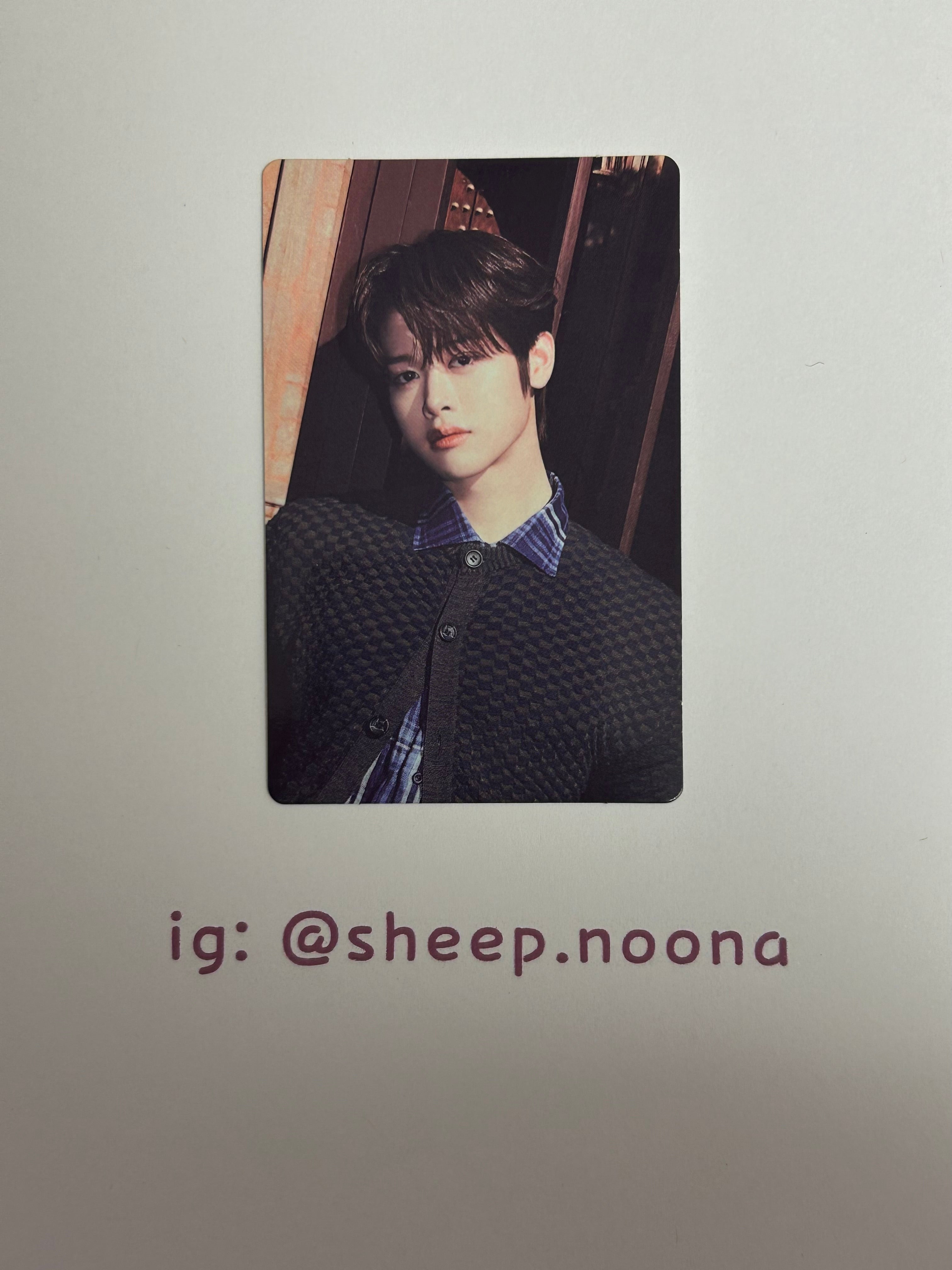 Photocards Ma Jing Xiang CLOSE YOUR EYES