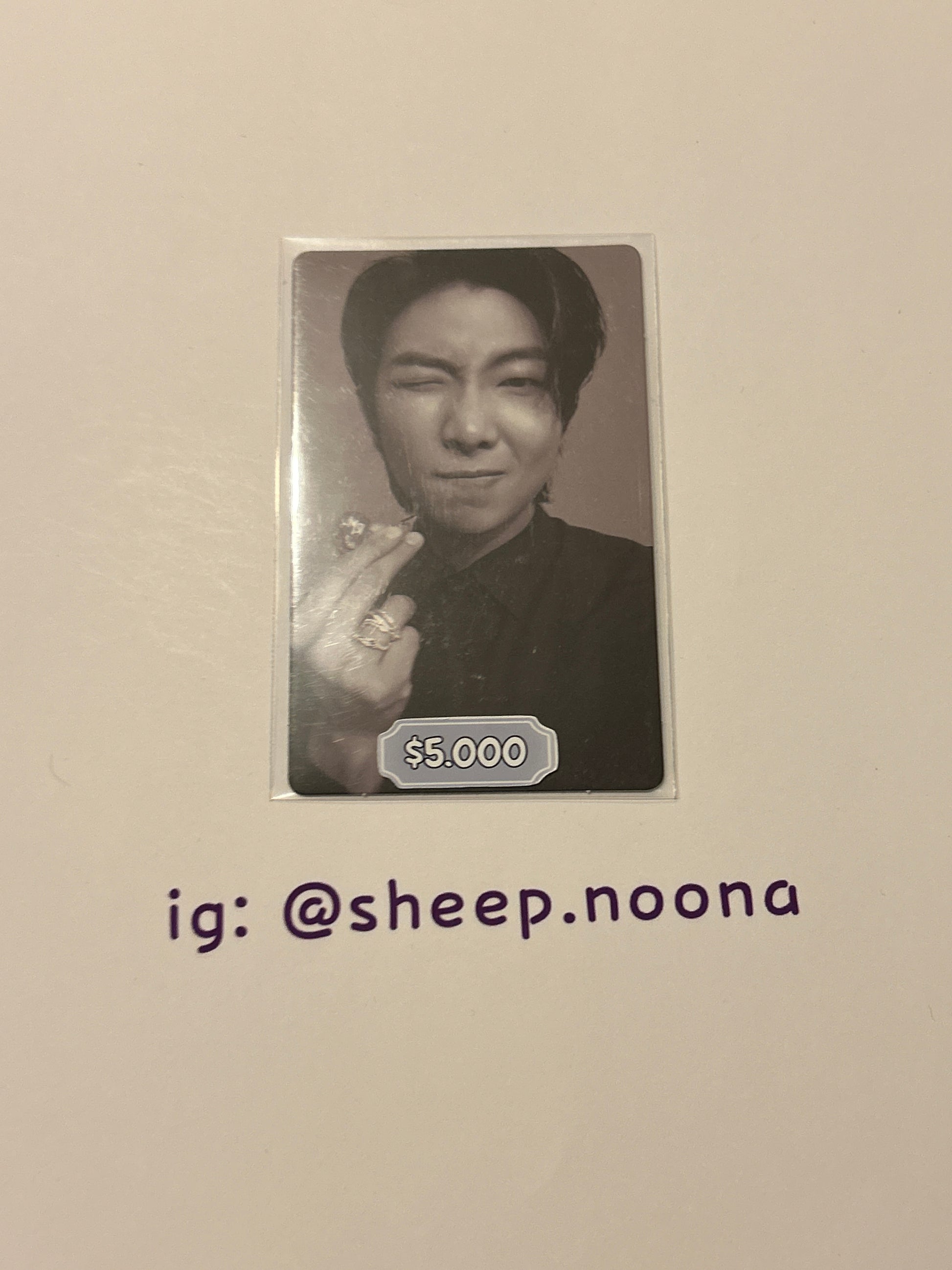 Photocard RM BTS