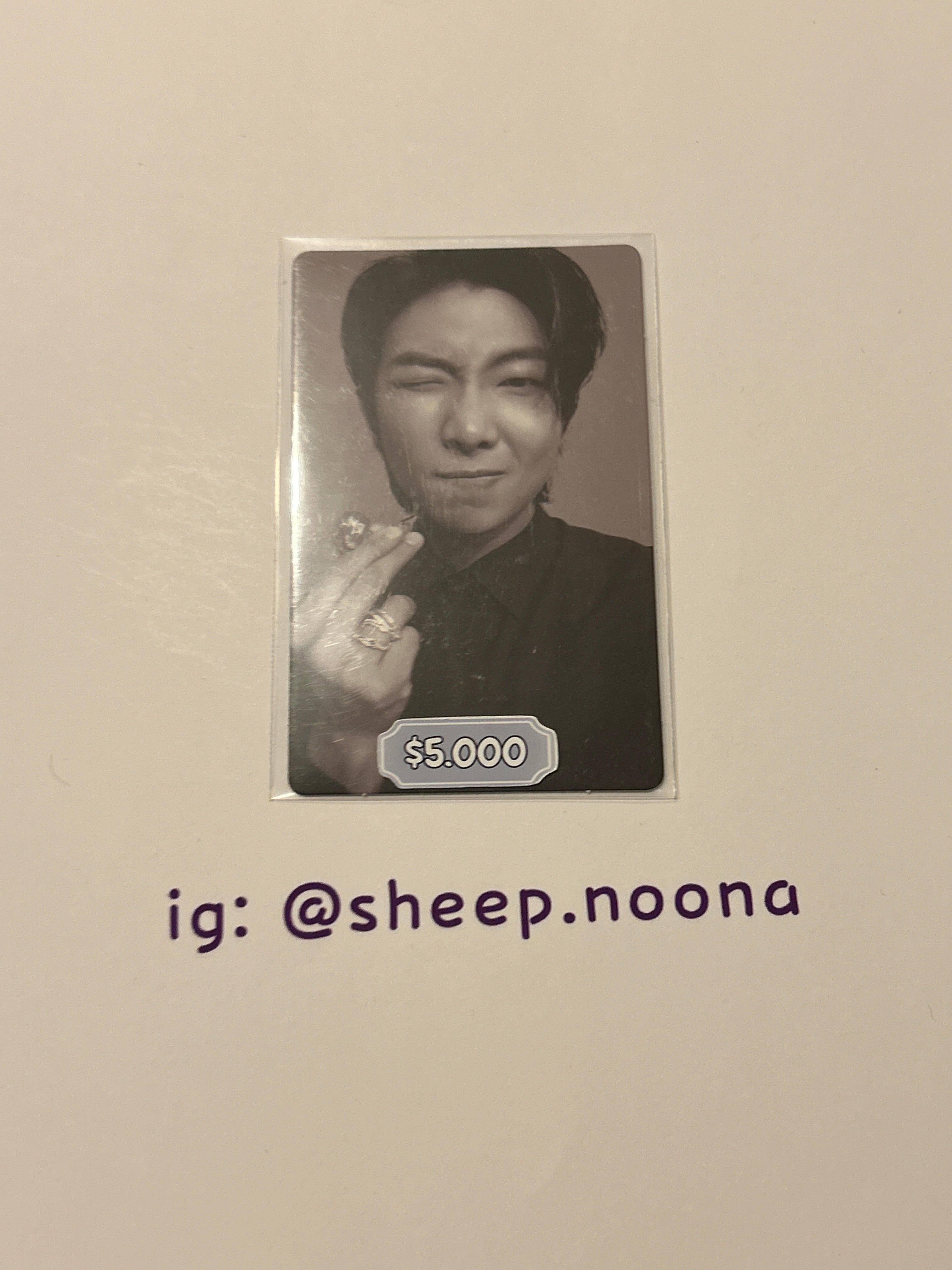 Photocard RM BTS