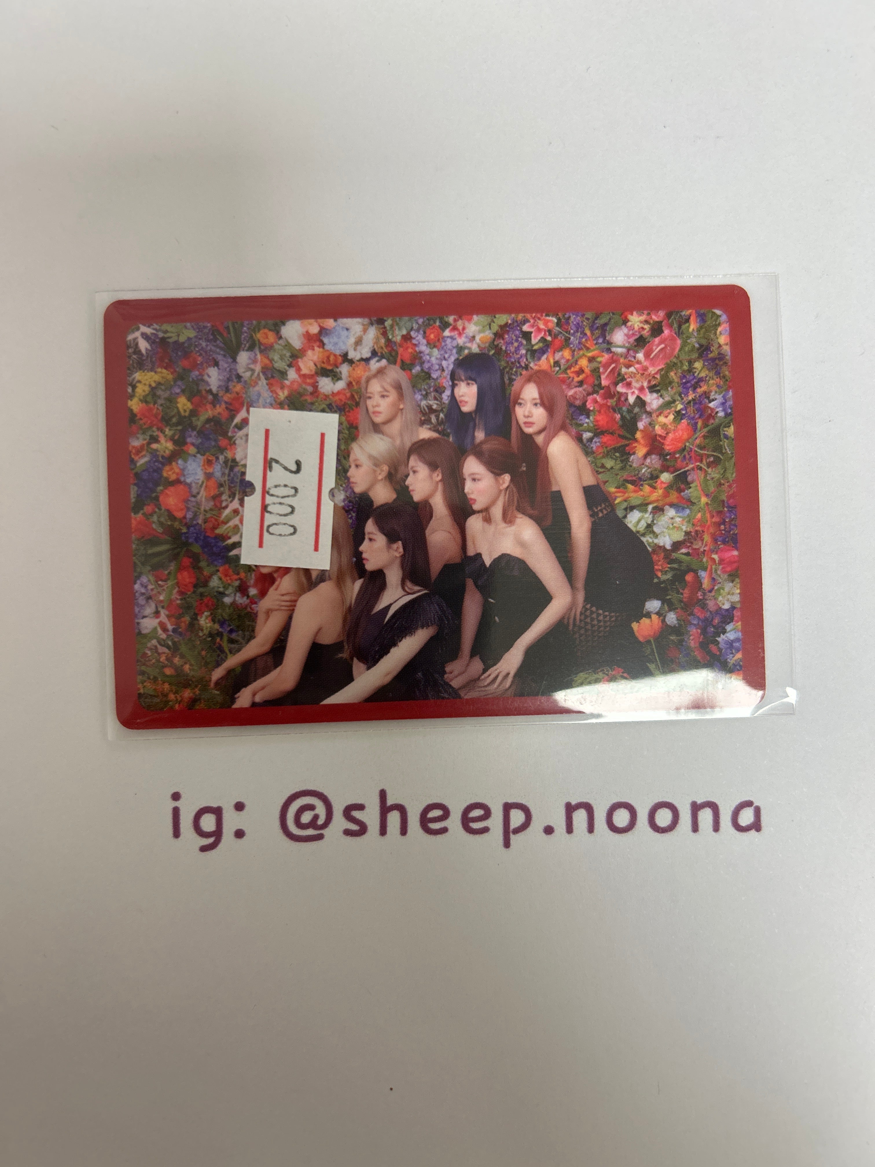 Photocards Units / Grupales Twice