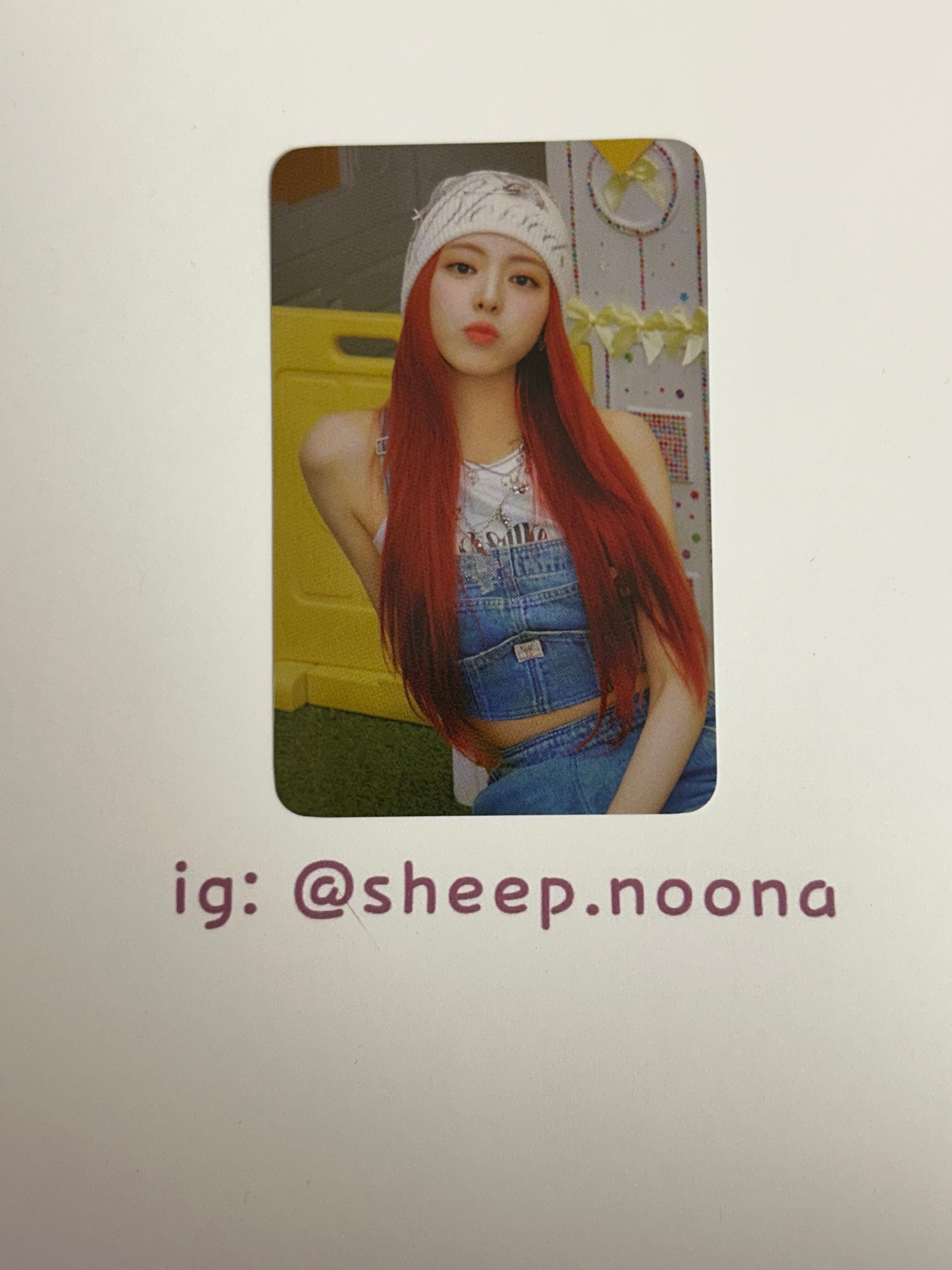 Photocards Yuna Itzy
