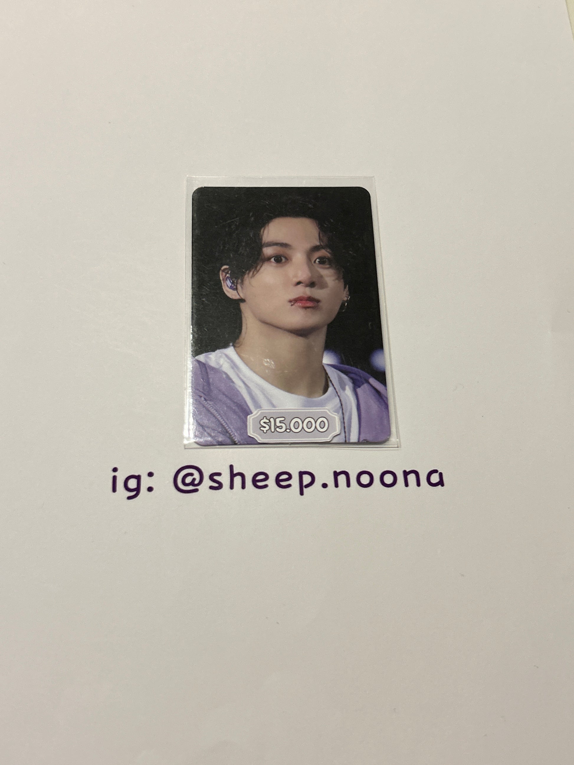 Photocards Jungkook BTS