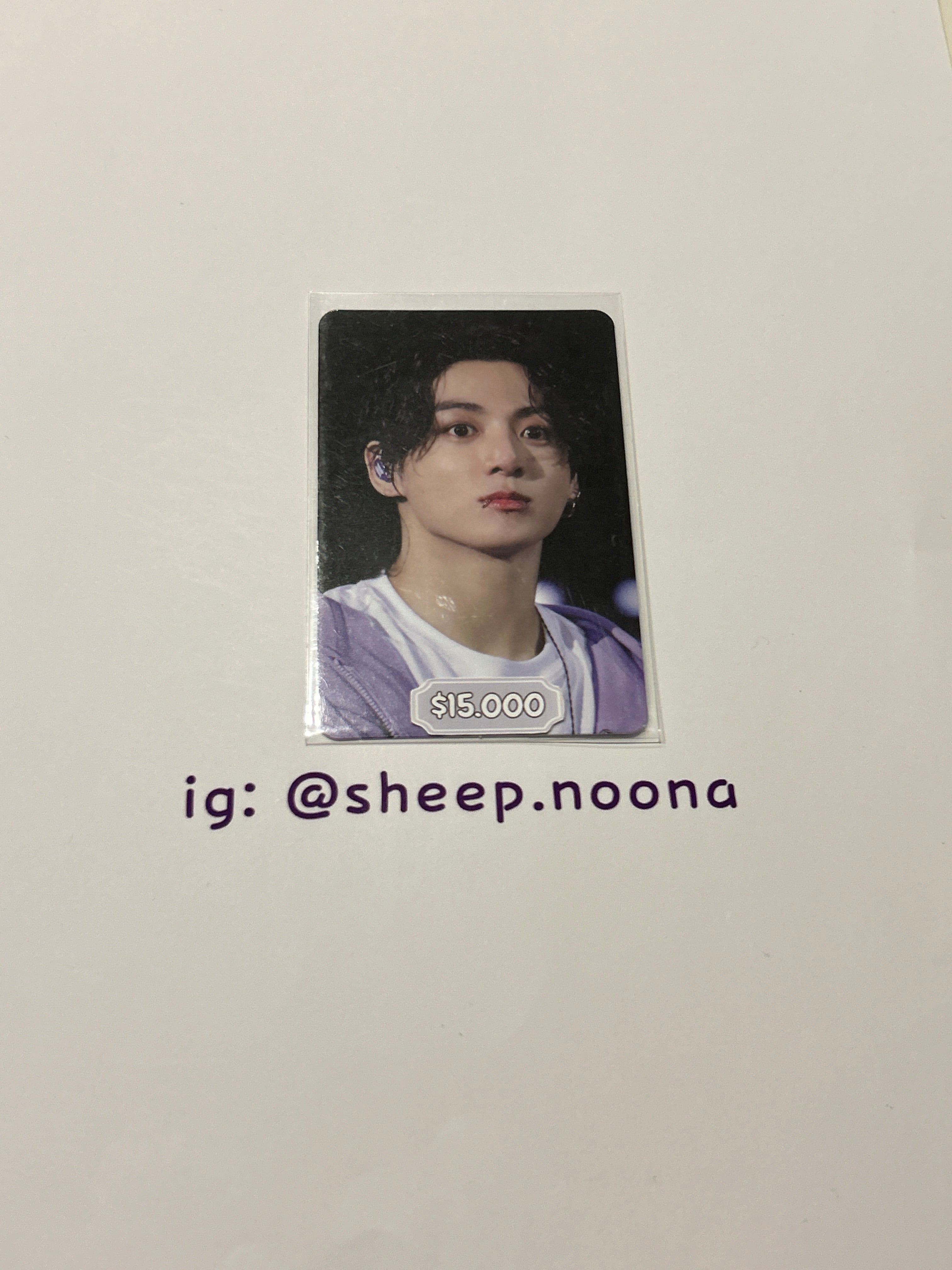 Photocards Jungkook BTS