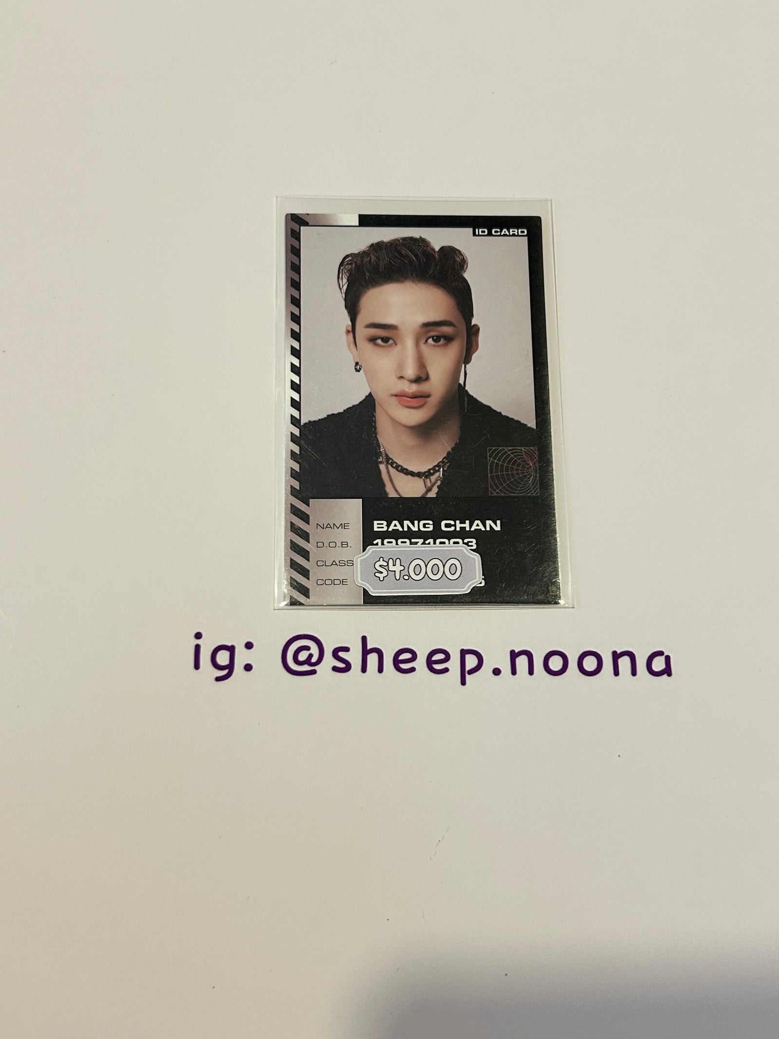 Photocards Bangchan SKZ