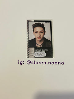 Photocards Bangchan SKZ