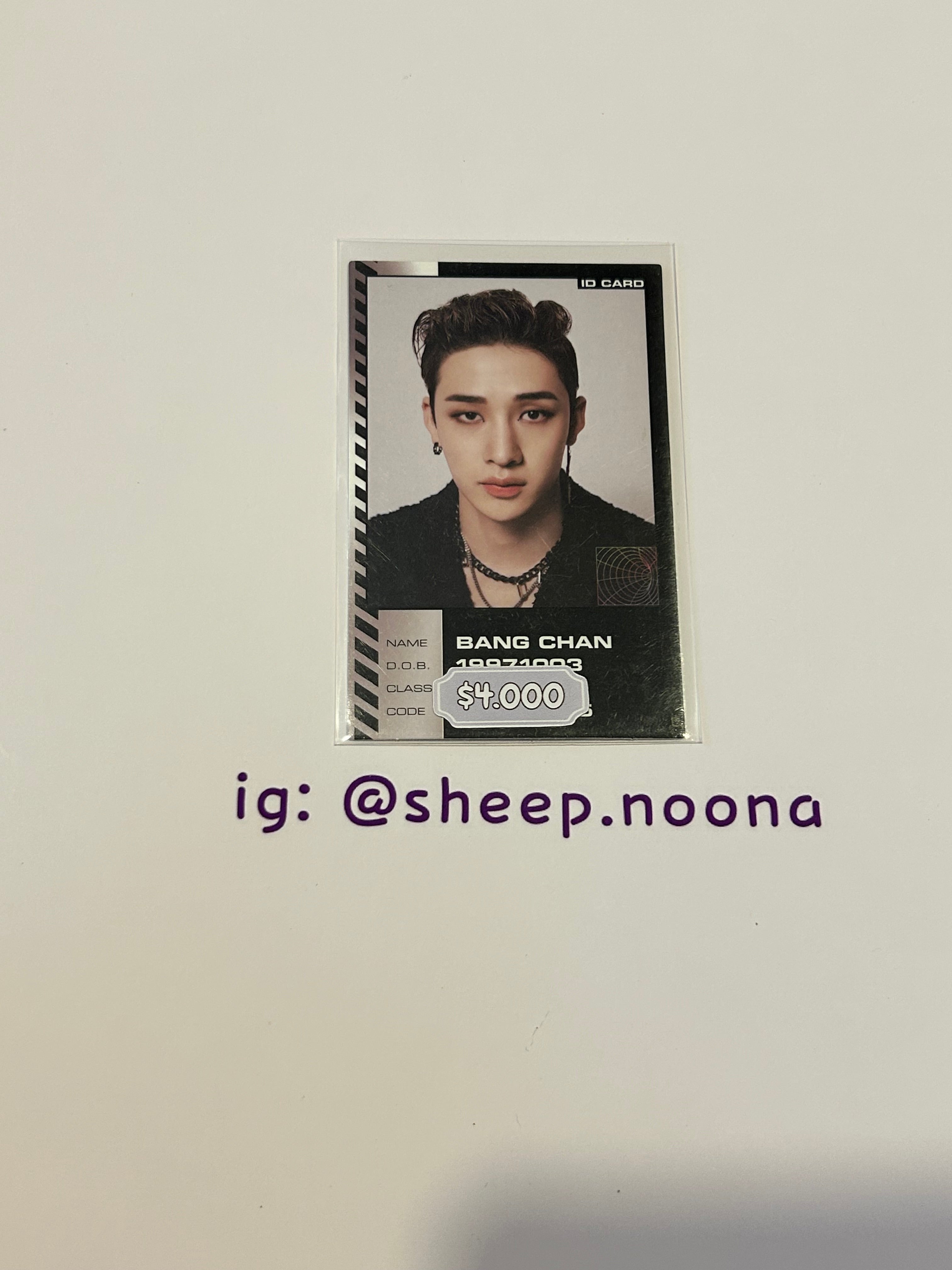 Photocards Bangchan SKZ