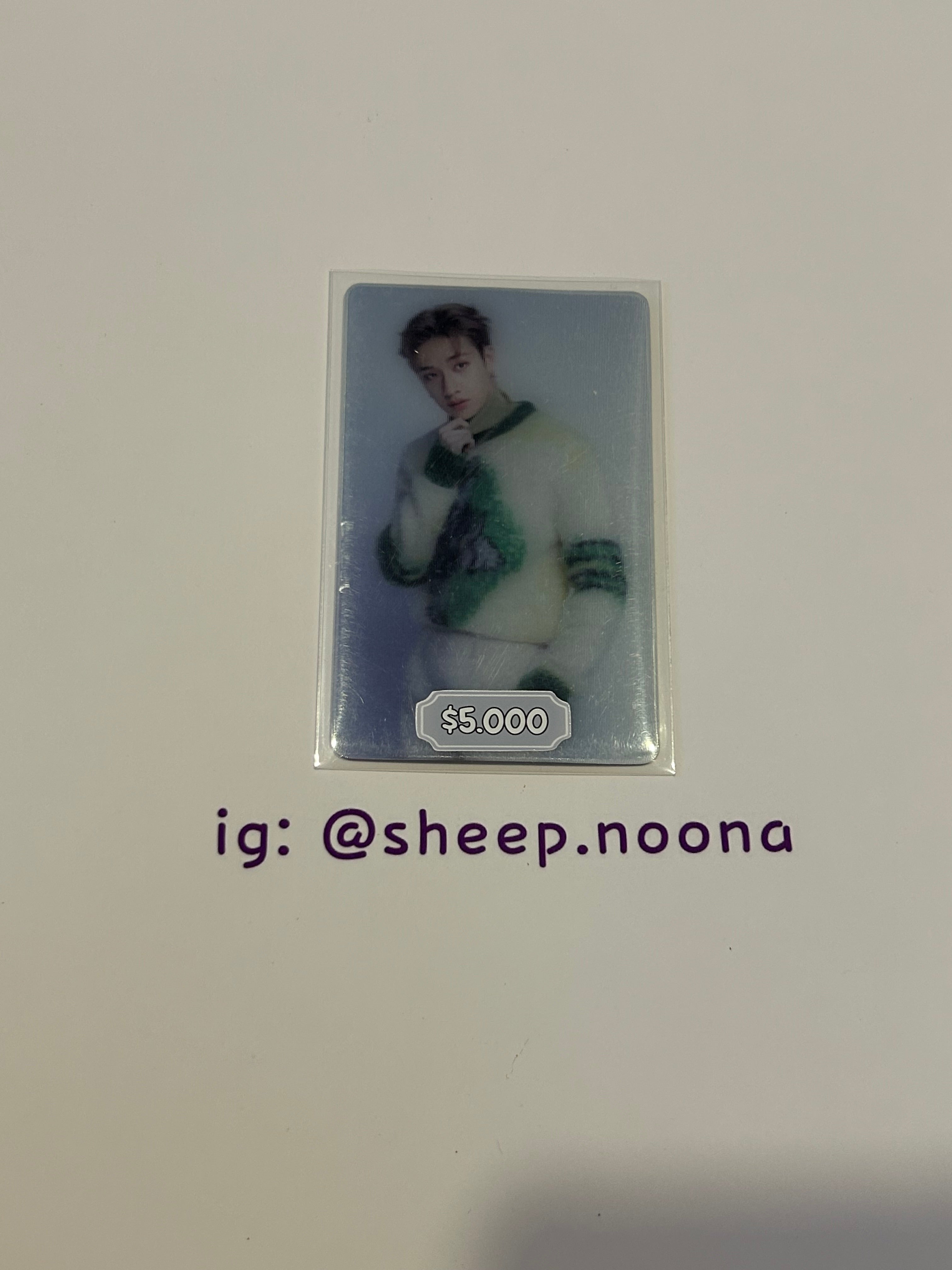 Photocards Bangchan SKZ