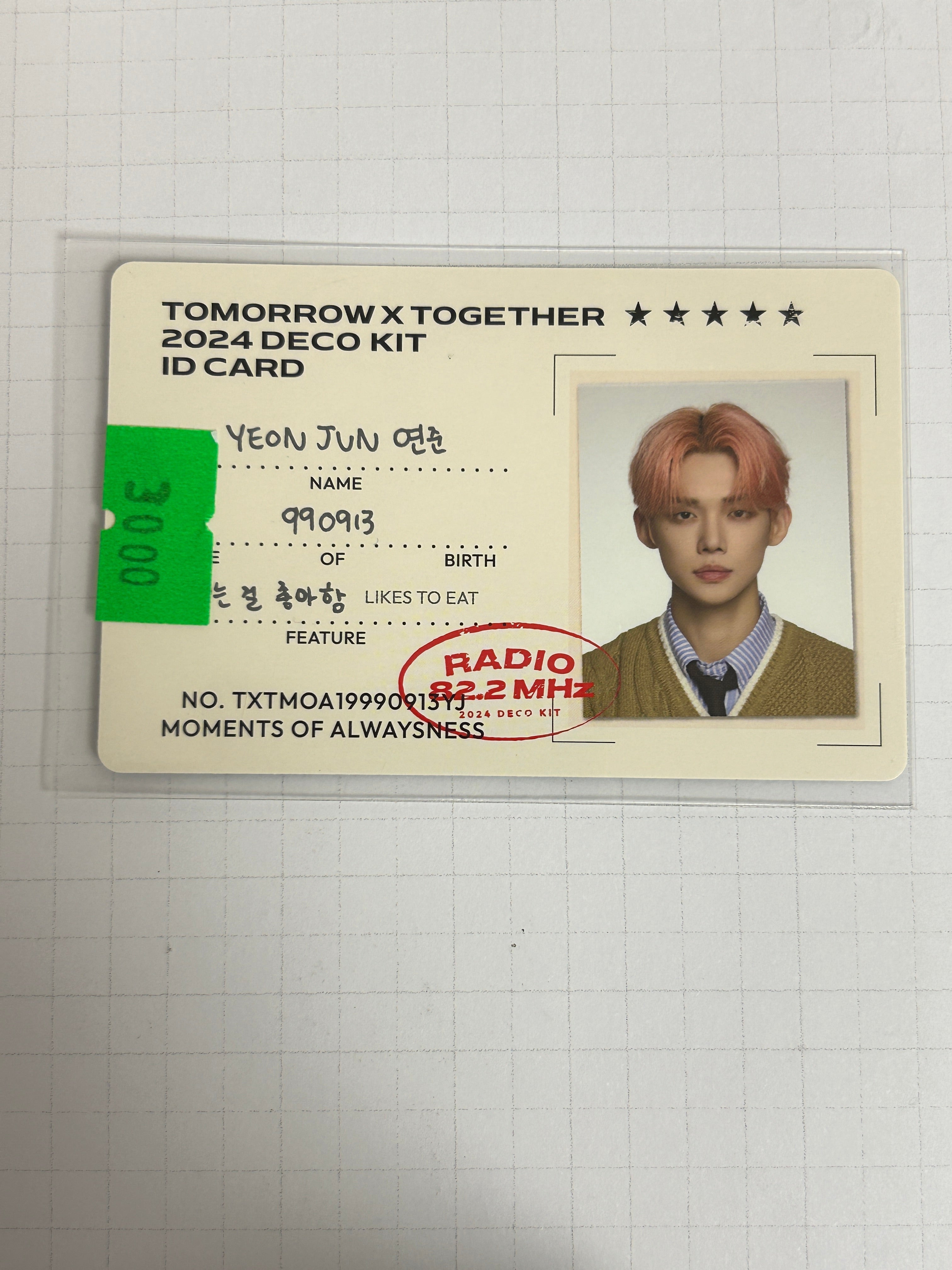 Photocards Yeonjun TXT