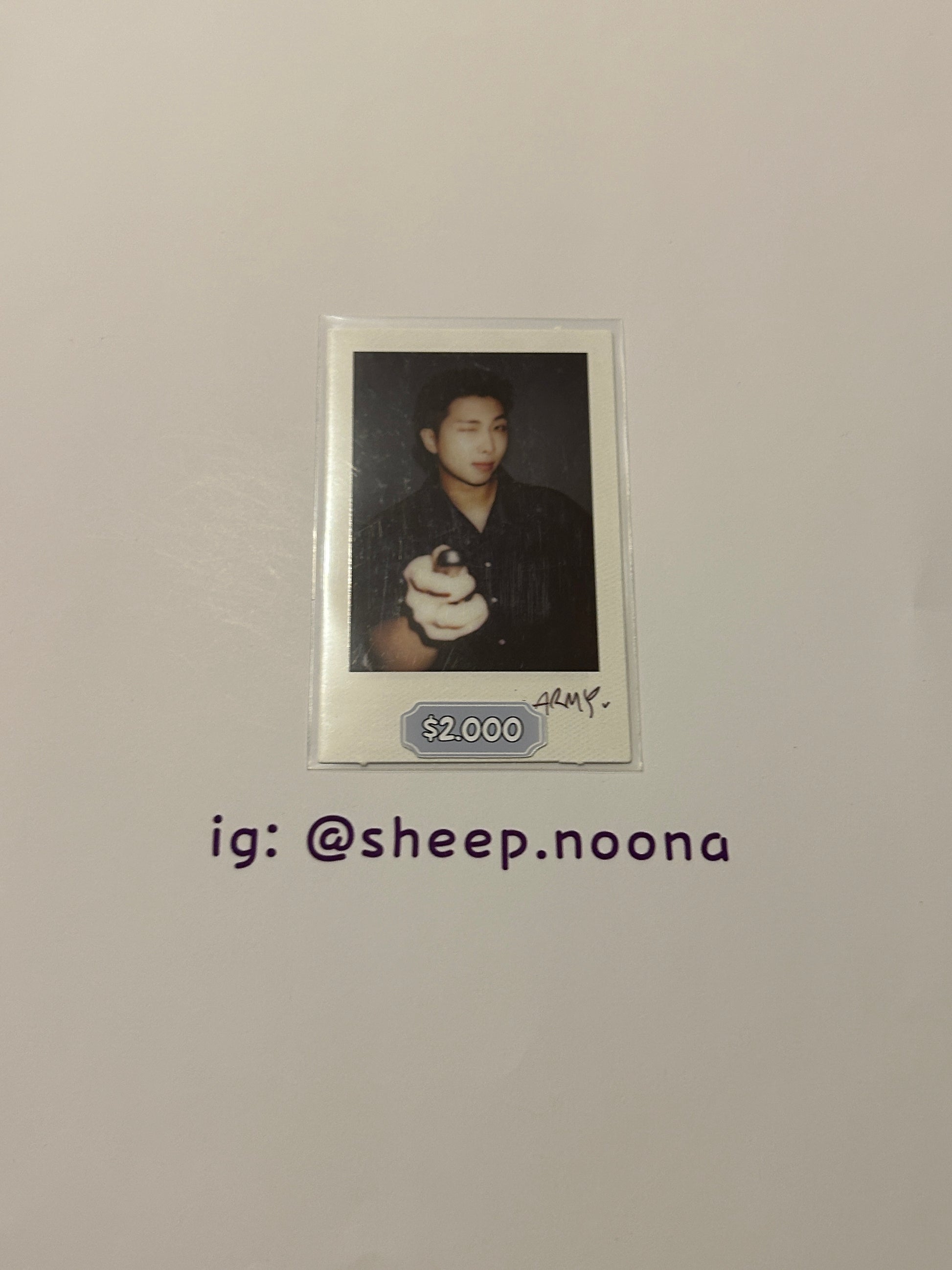 Photocard RM BTS
