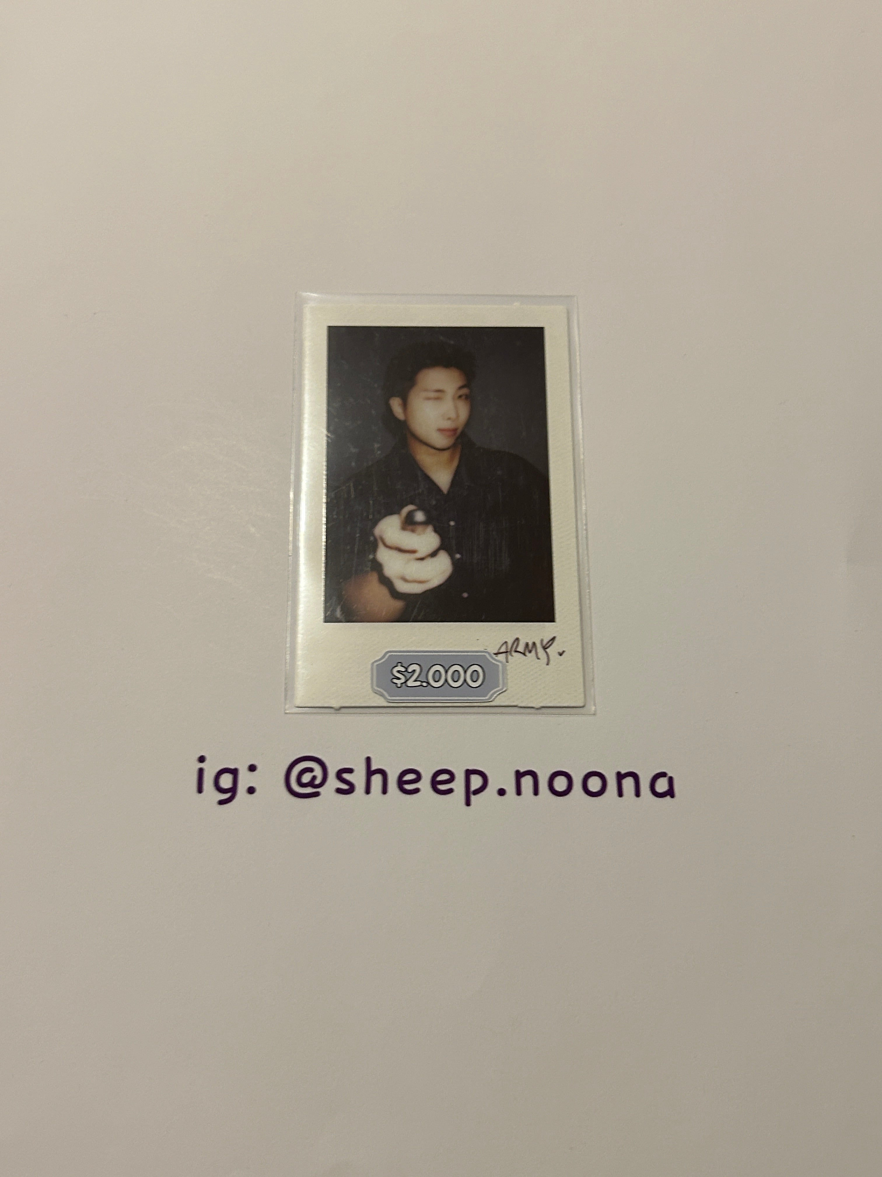 Photocard RM BTS