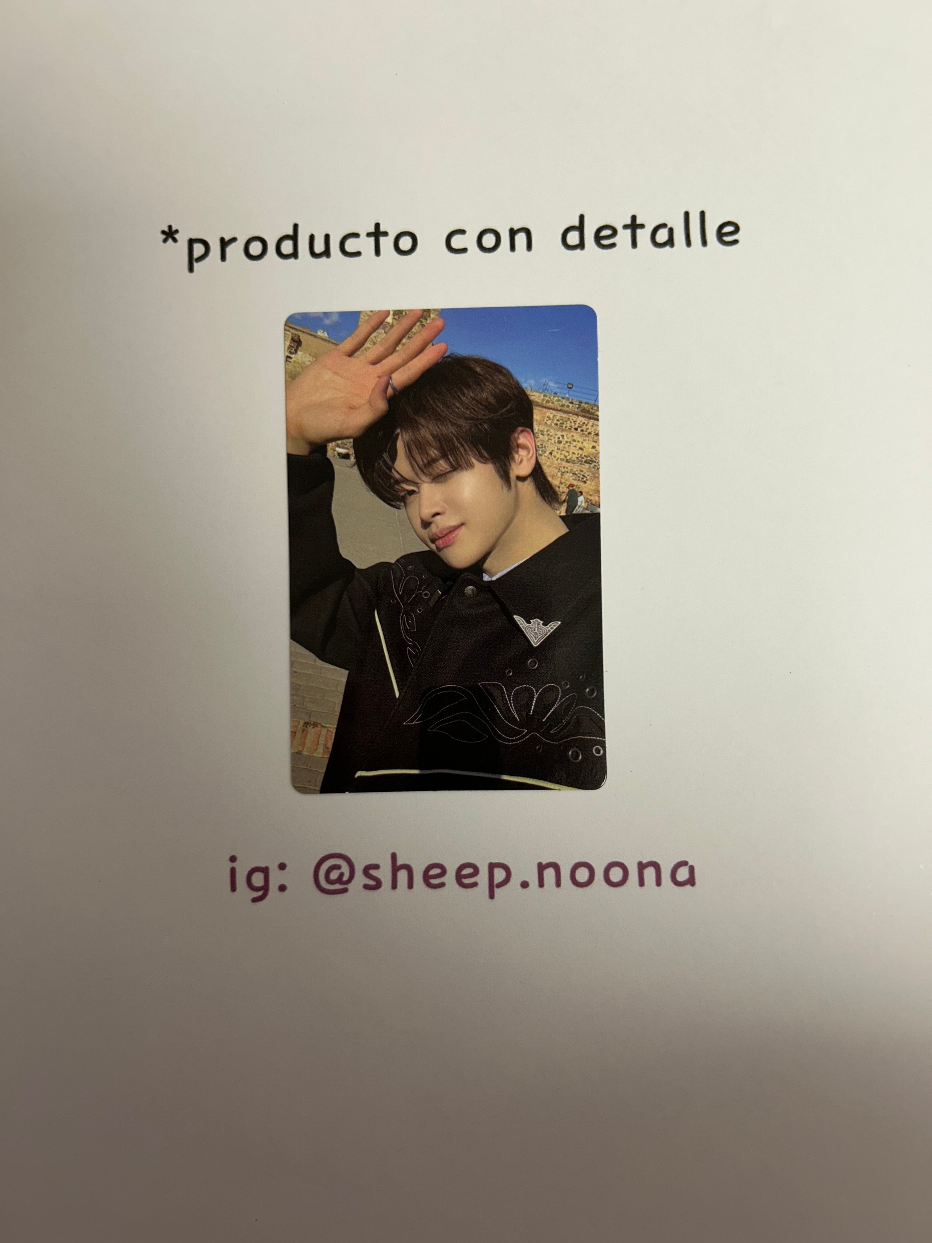 Photocards Ma Jing Xiang CLOSE YOUR EYES