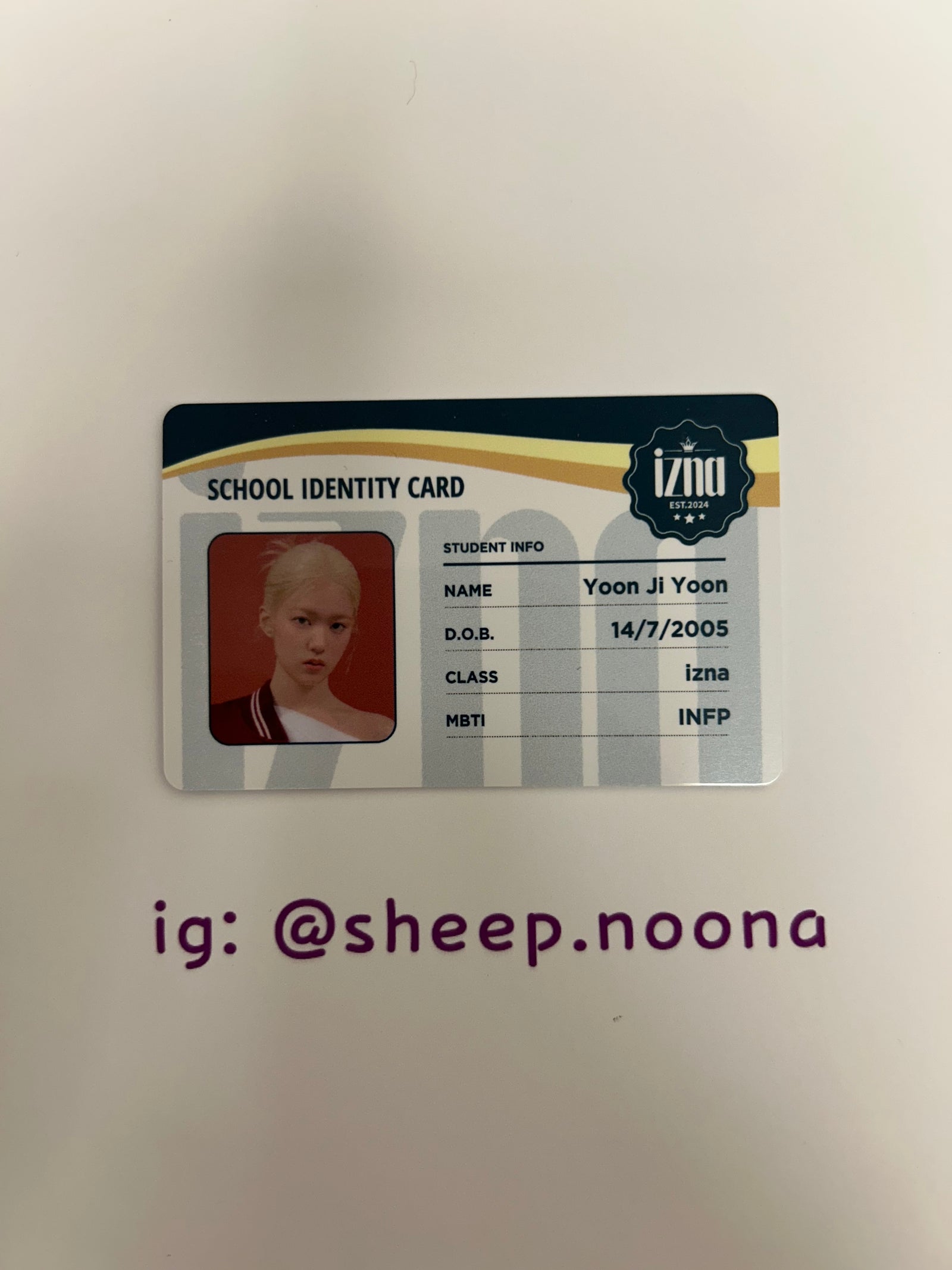 Photocards IZNA