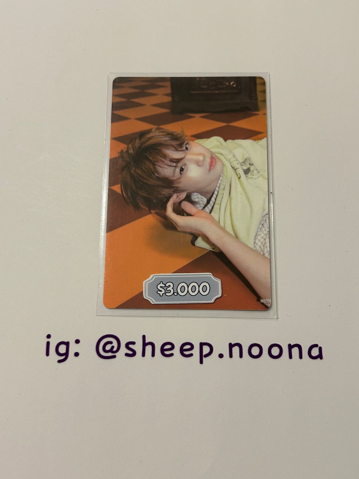 Photocards Kenshin CLOSE YOUR EYES