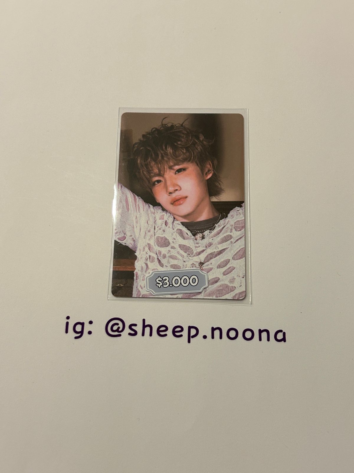 Photocards Kenshin CLOSE YOUR EYES