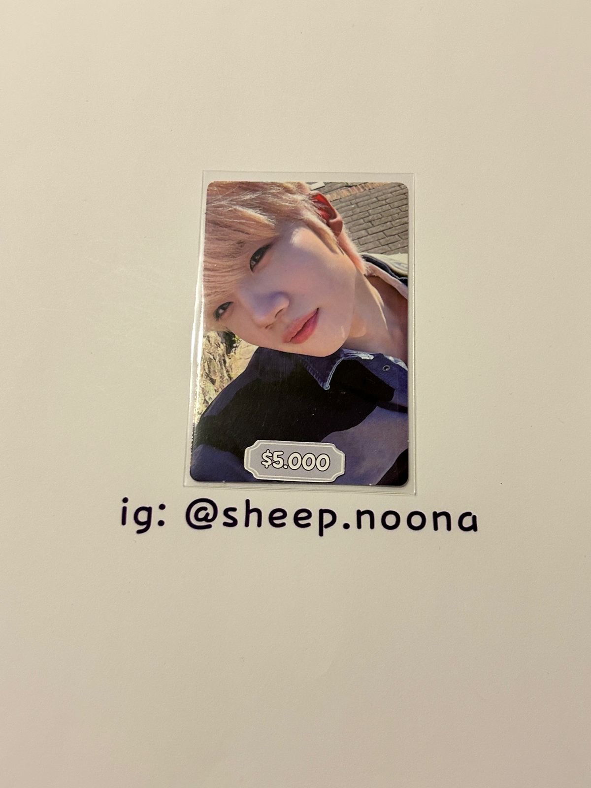 Photocards Kenshin CLOSE YOUR EYES
