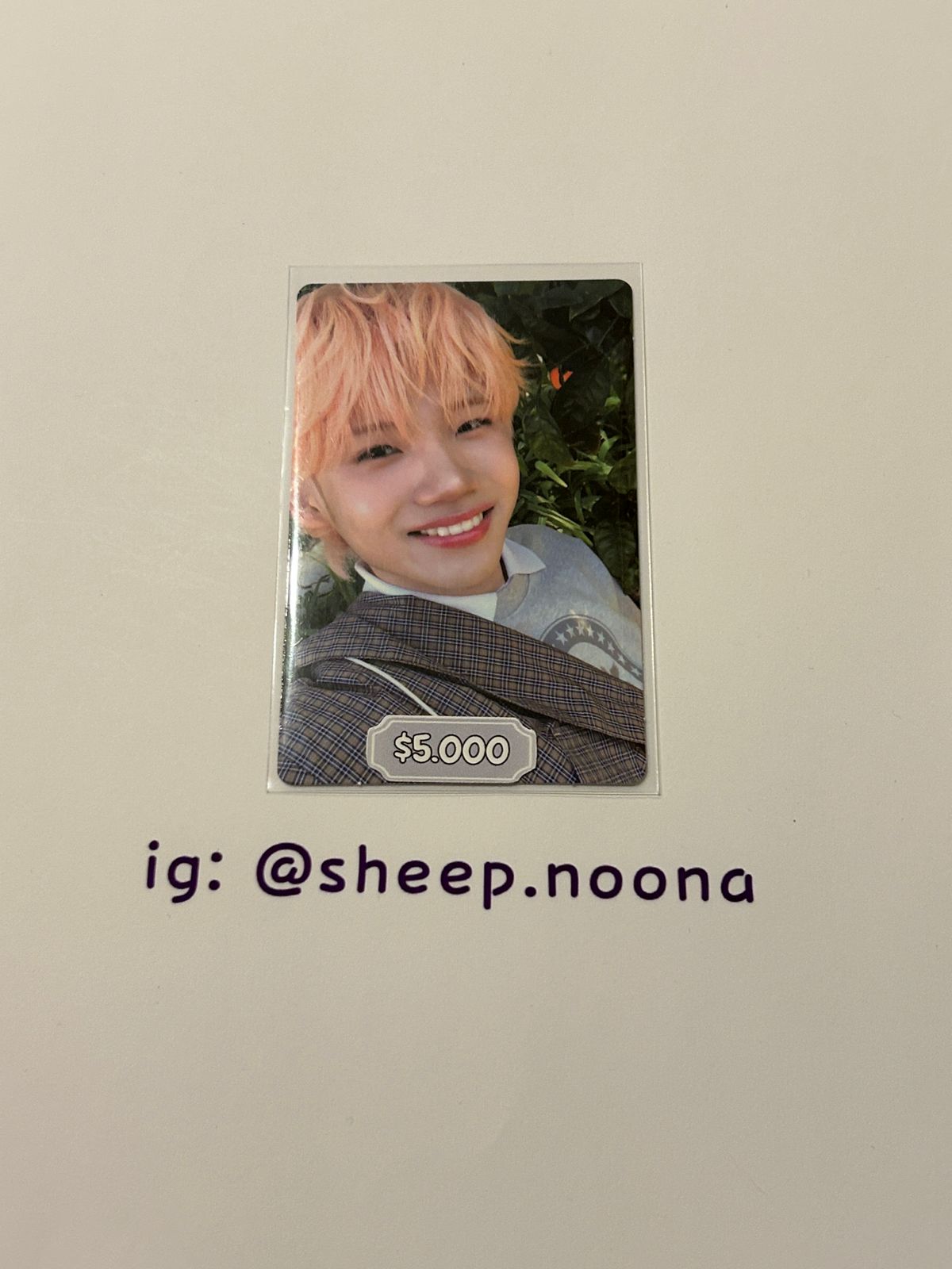Photocards Kenshin CLOSE YOUR EYES