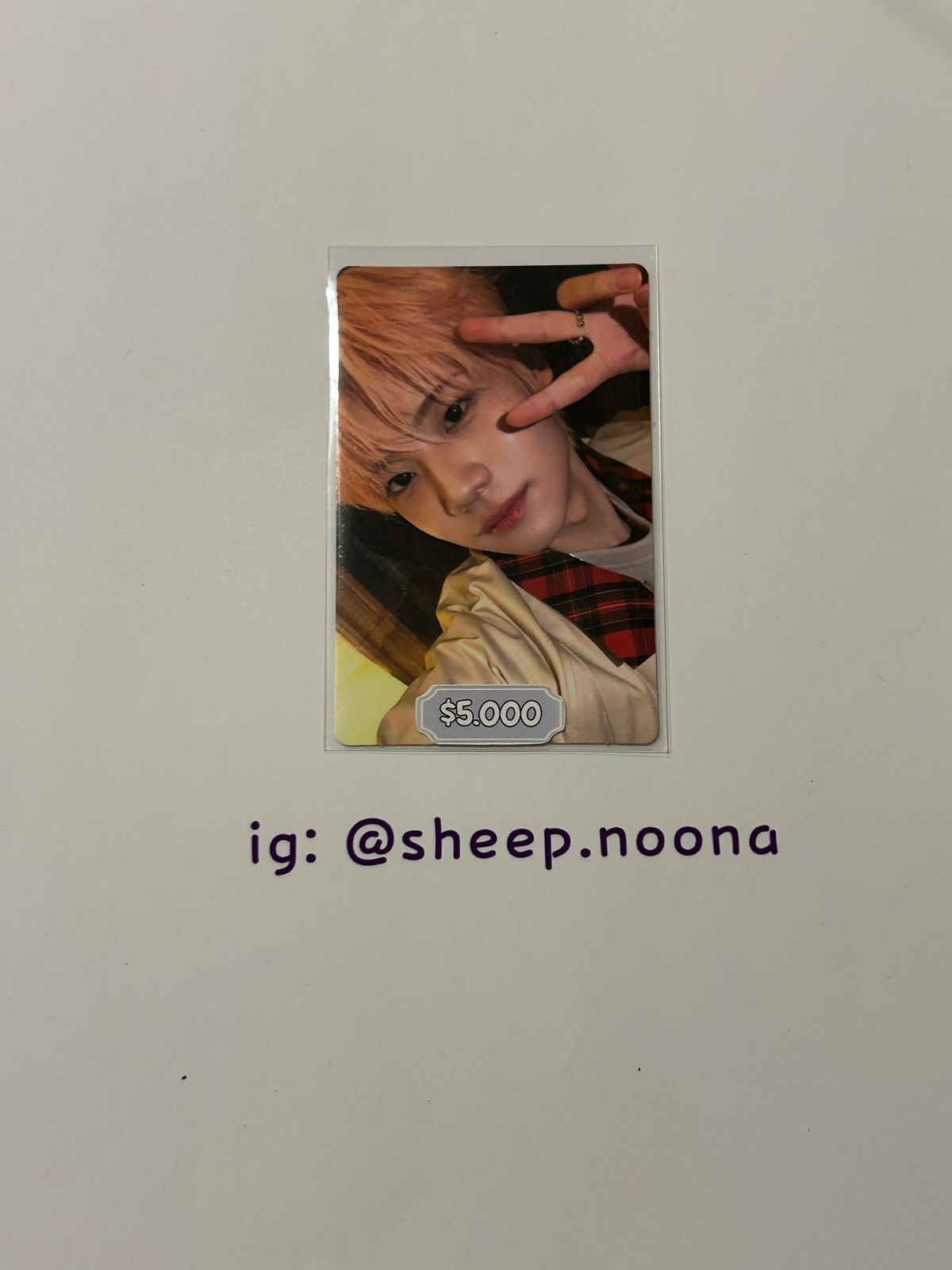 Photocards Kenshin CLOSE YOUR EYES