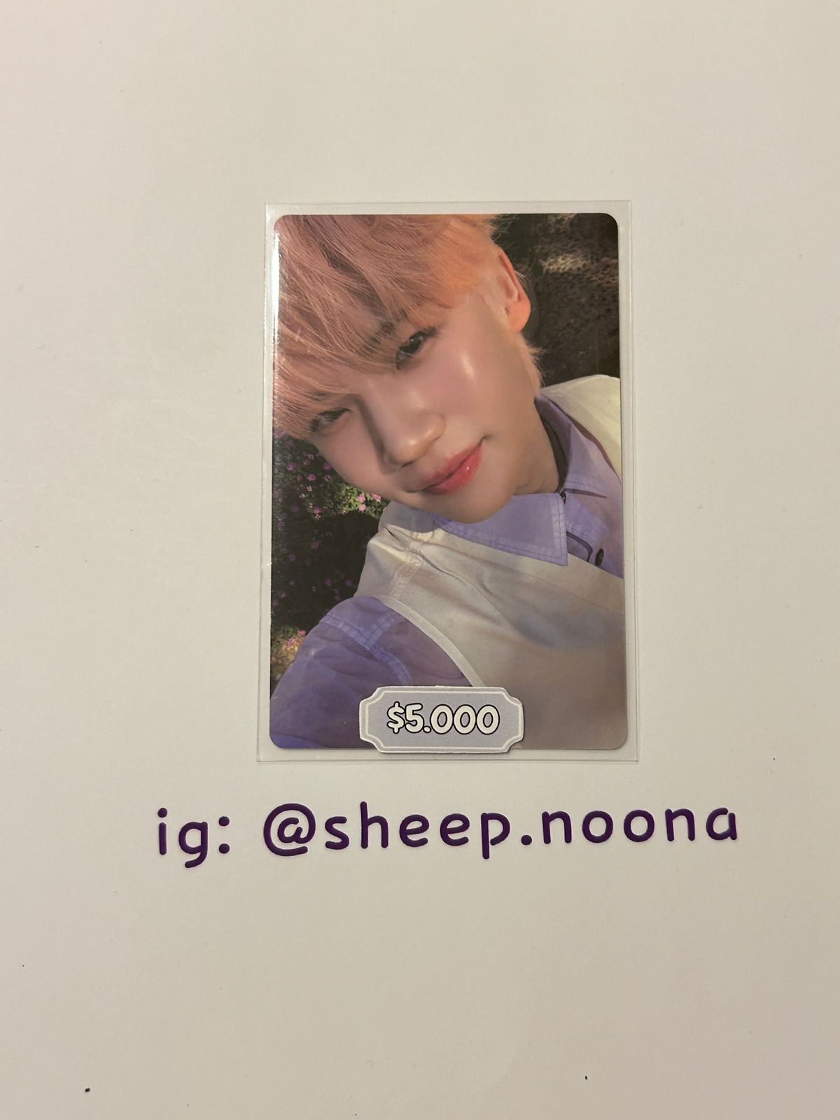 Photocards Kenshin CLOSE YOUR EYES