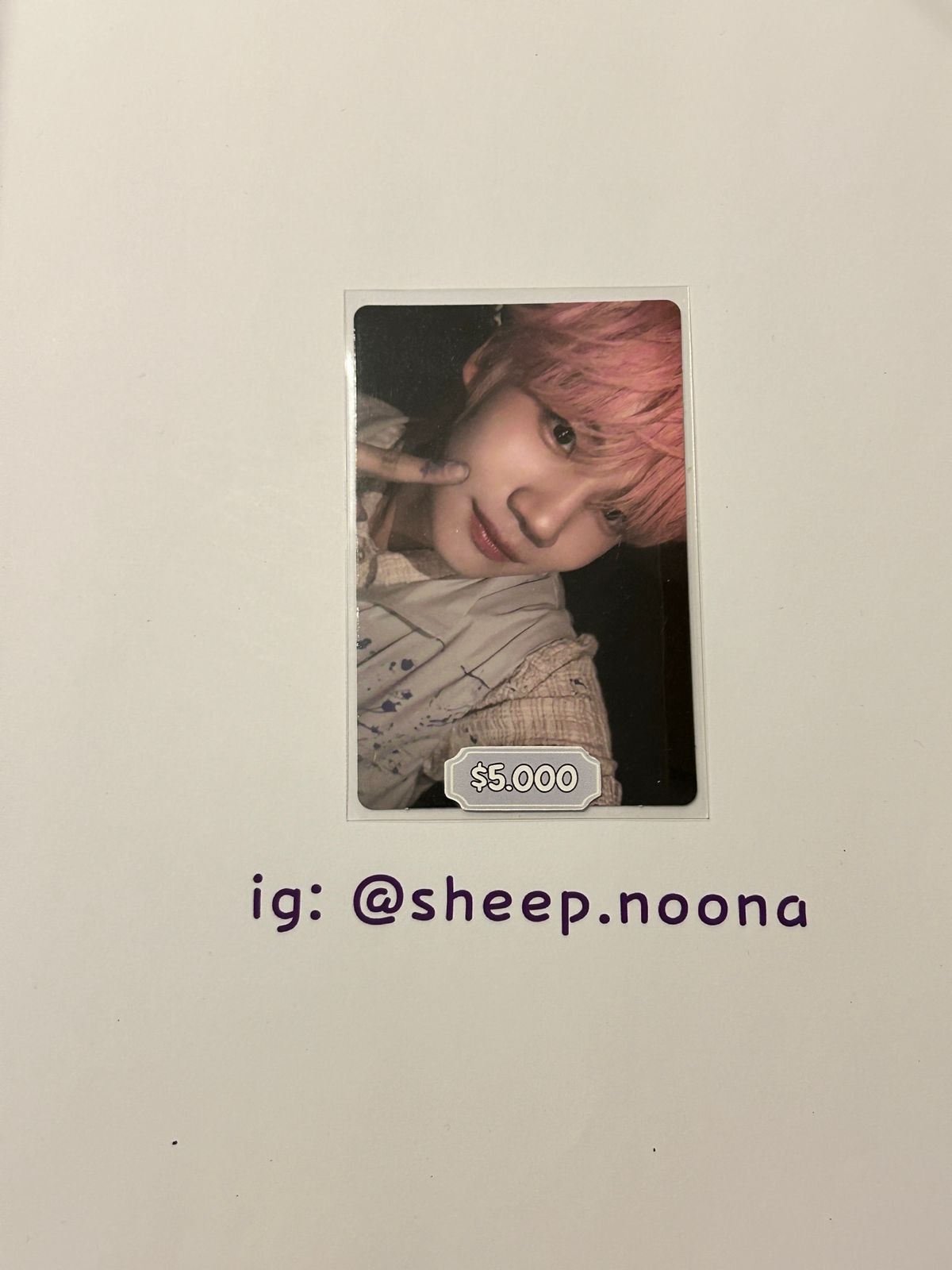 Photocards Kenshin CLOSE YOUR EYES