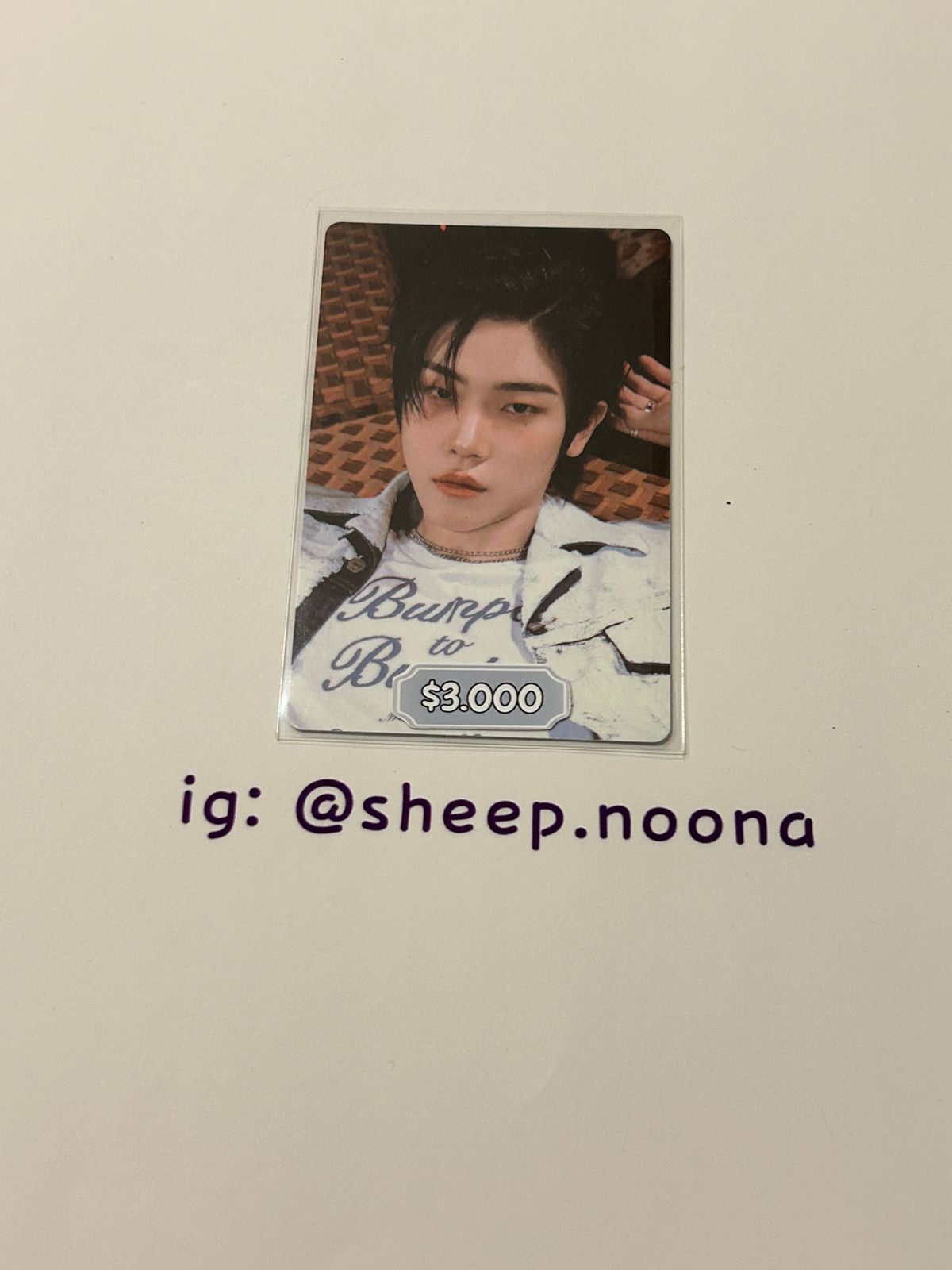 Photocards Yeojun CLOSE YOUR EYES