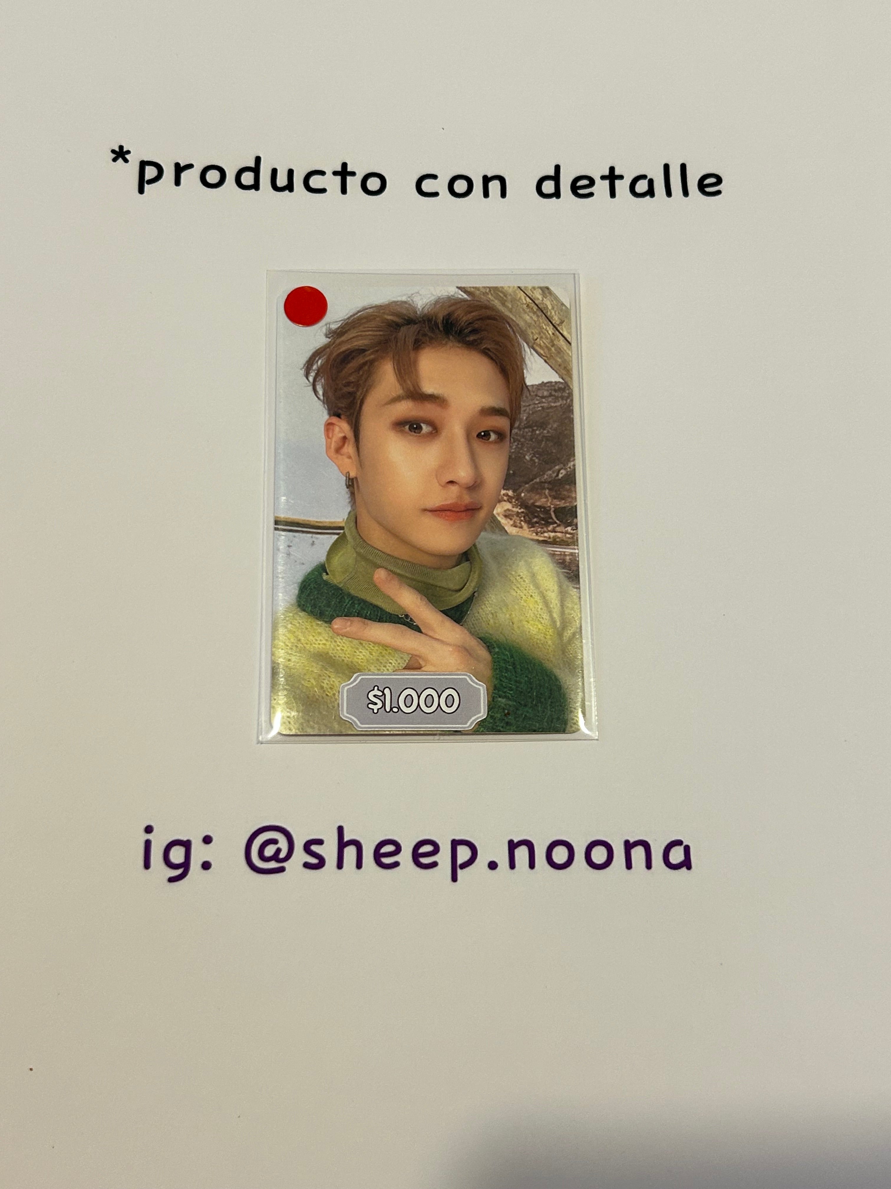 Photocards Bangchan SKZ