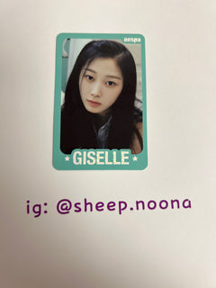 Photocards Giselle Aespa