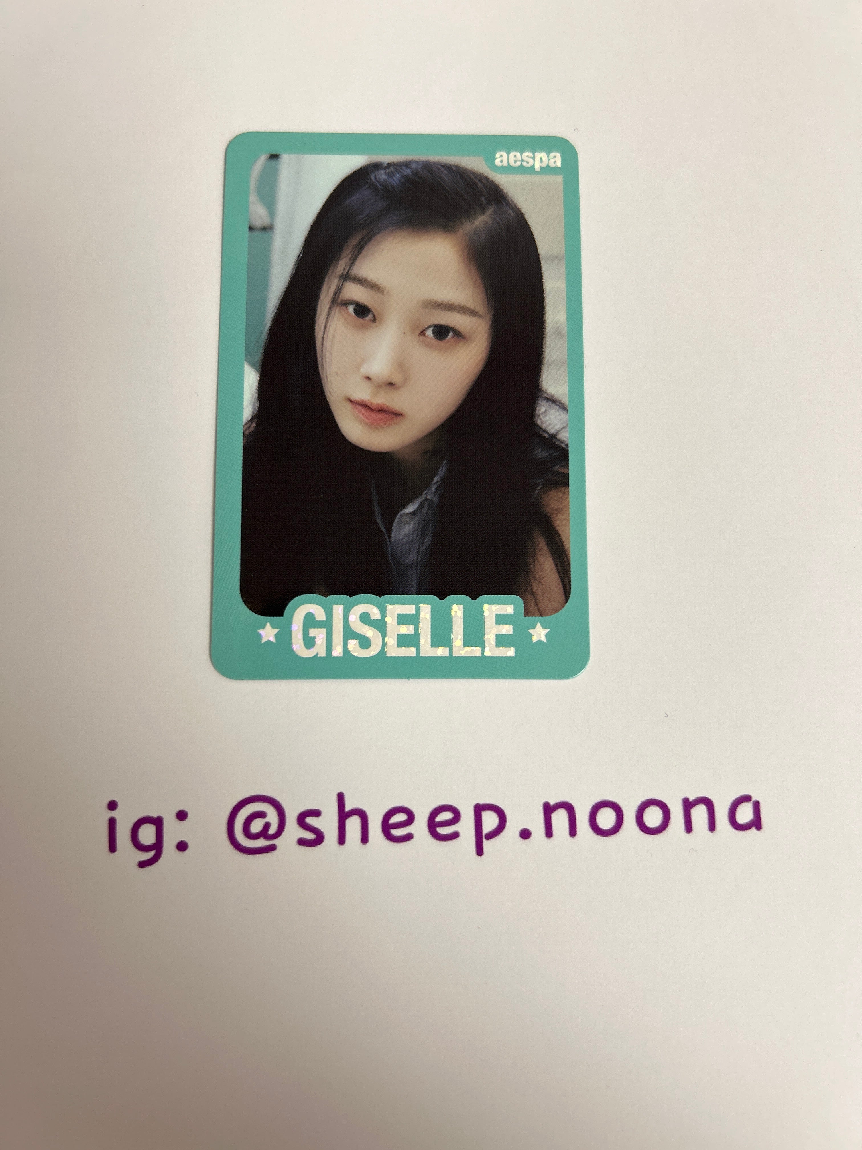 Photocards Giselle Aespa