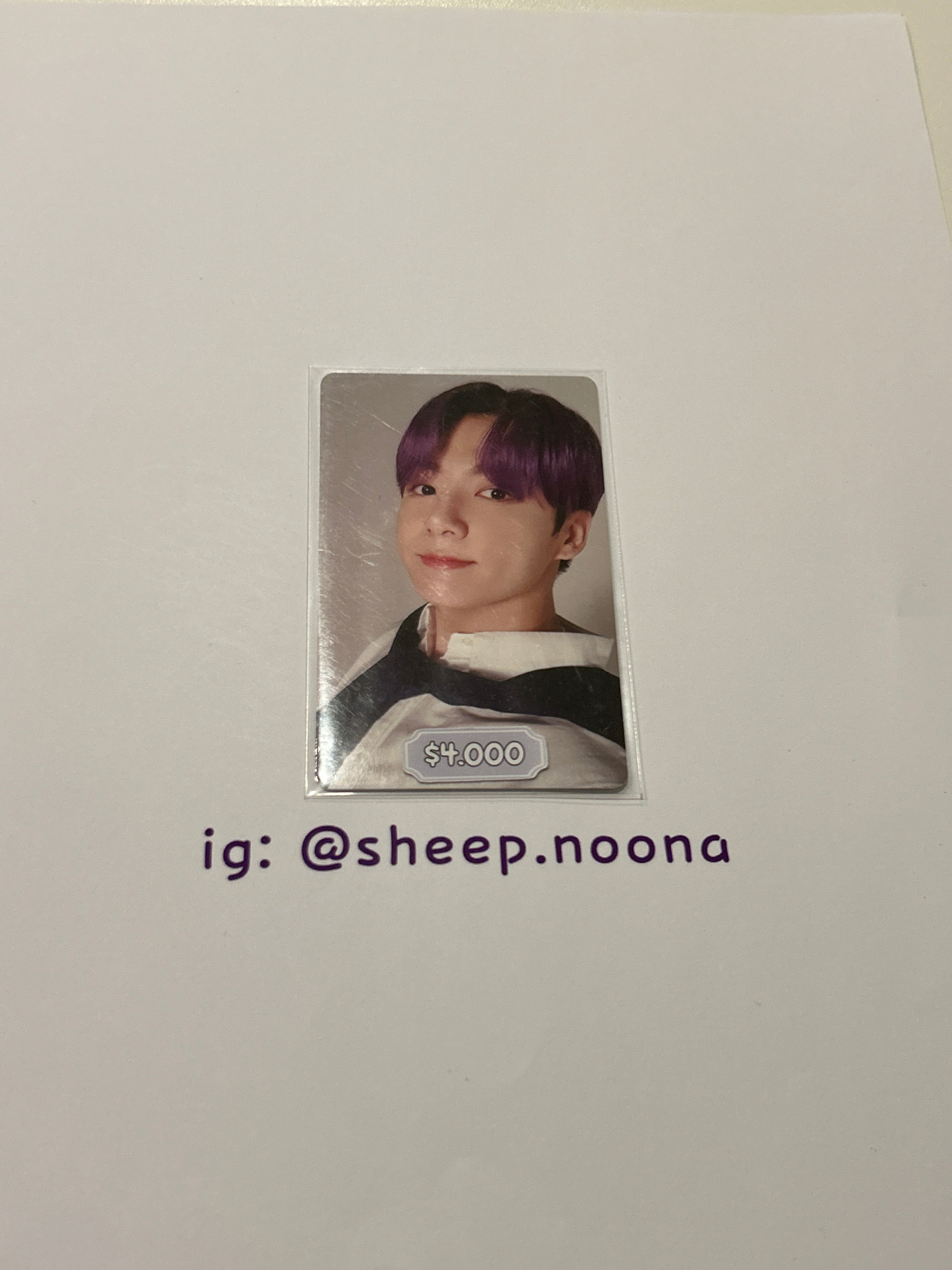 Photocards Jungkook BTS
