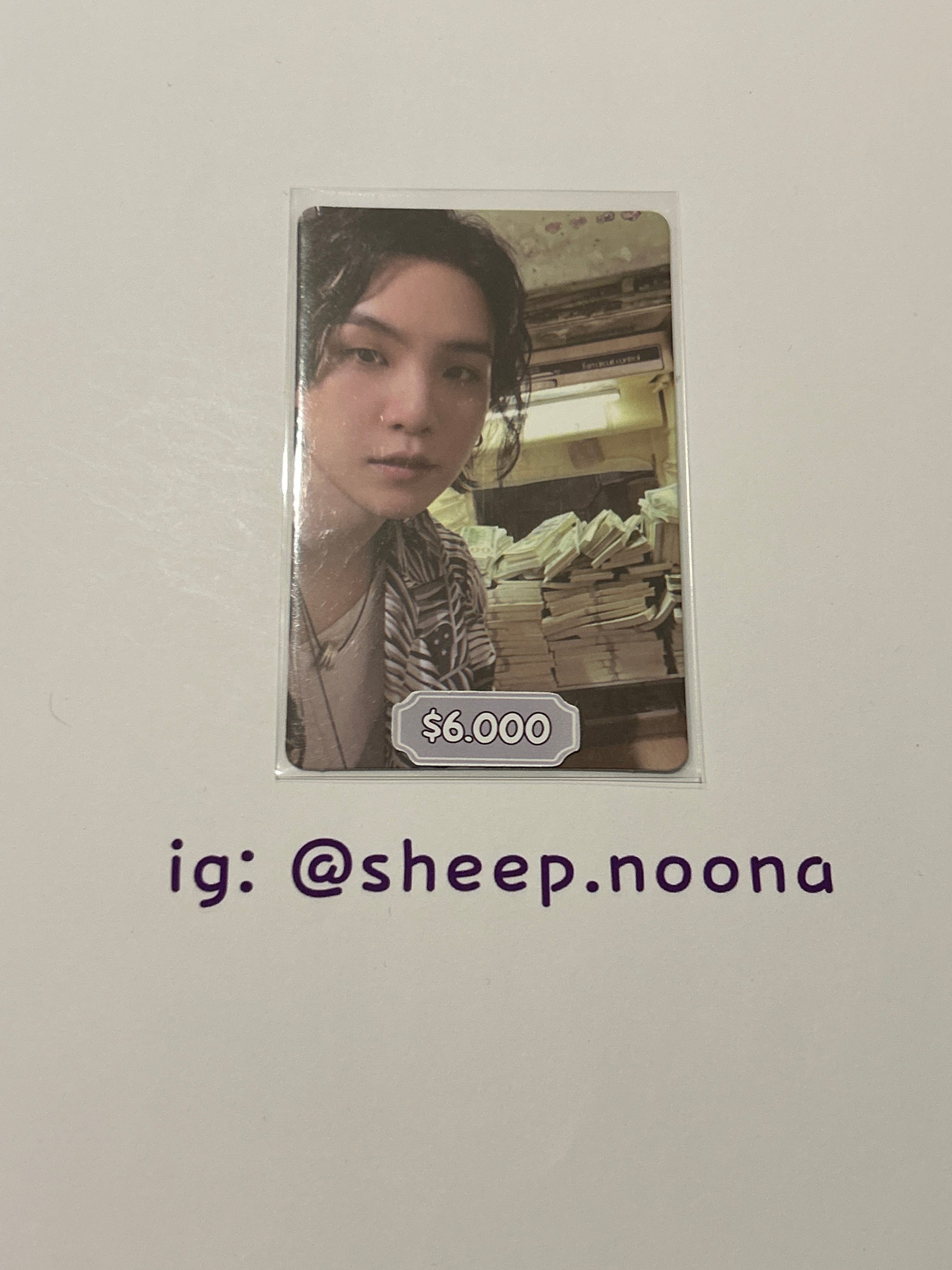 Photocards Suga BTS