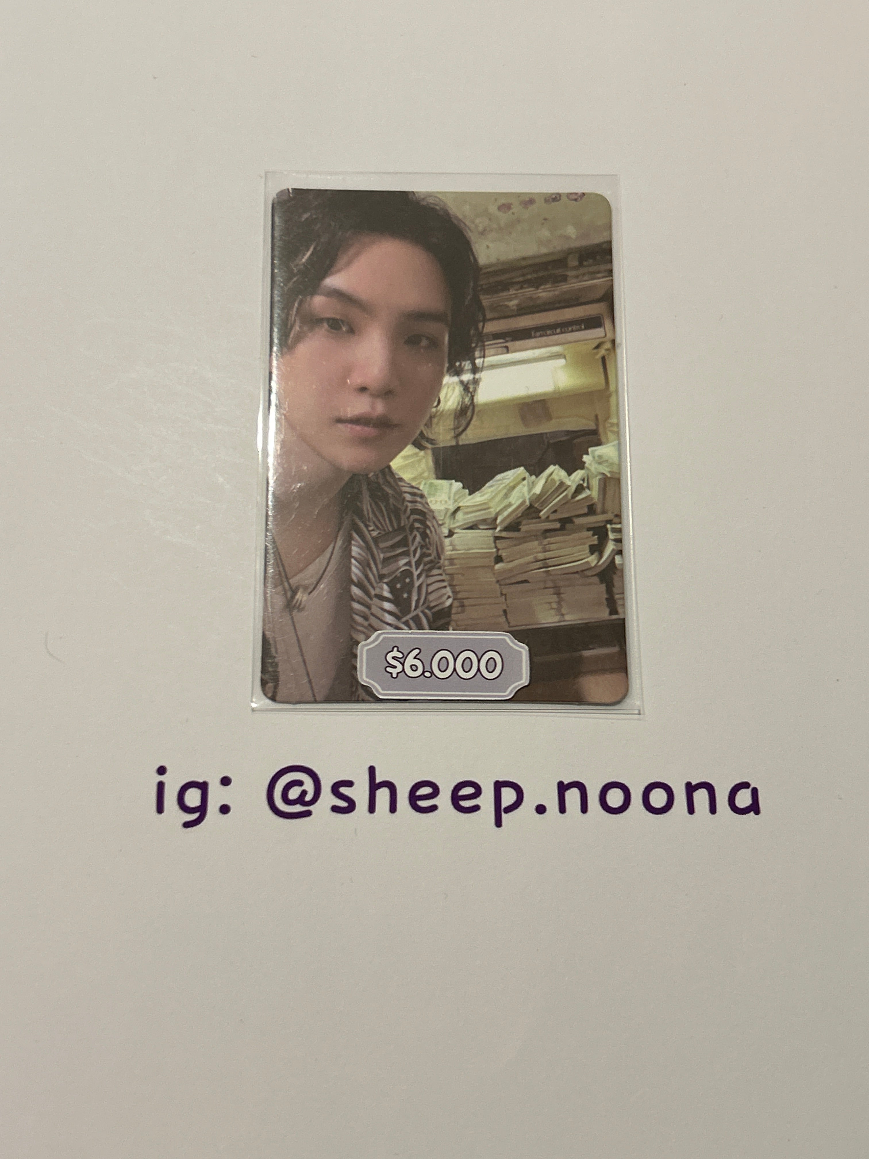 Photocards Suga BTS