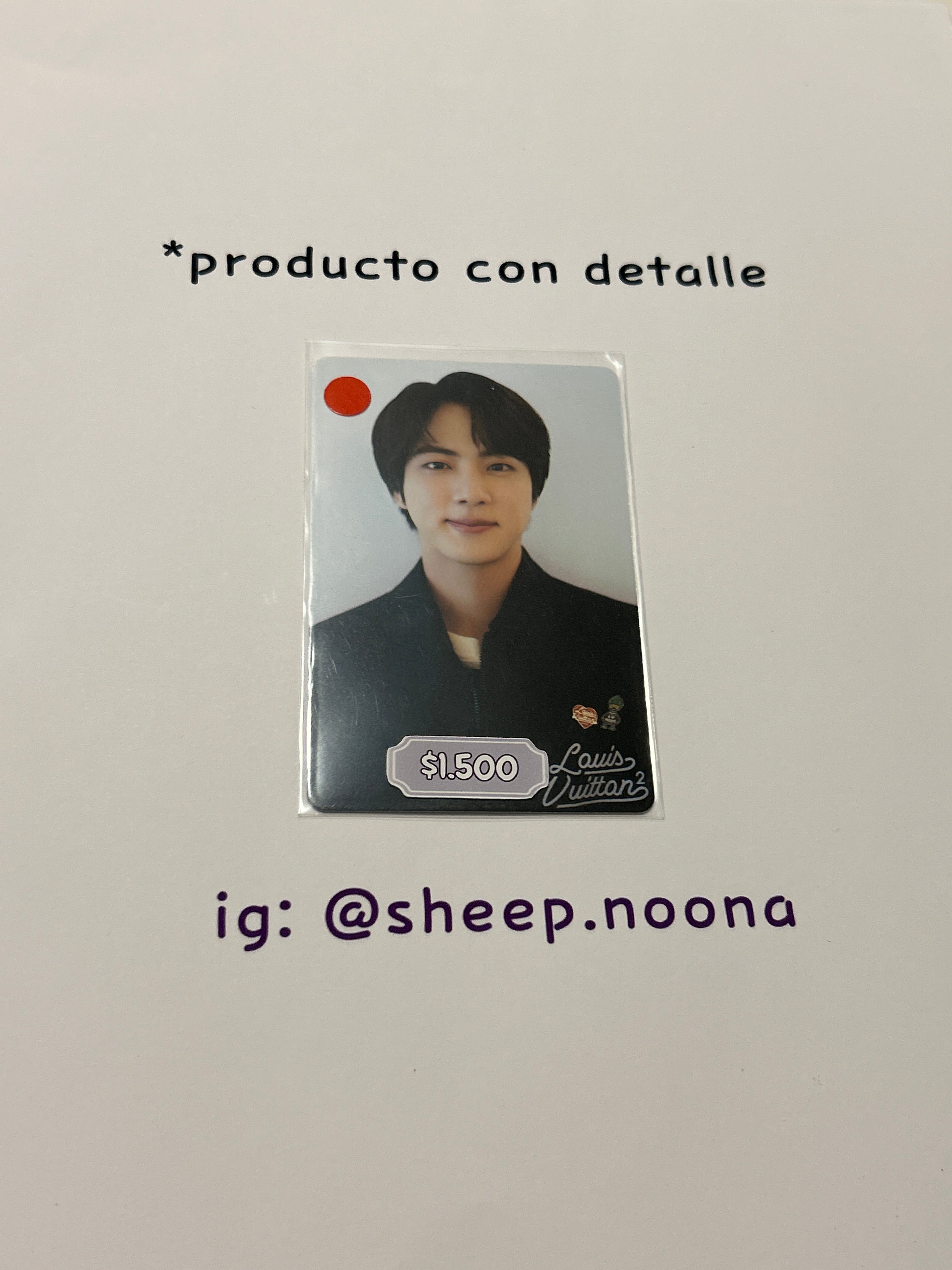 Photocards Jin BTS