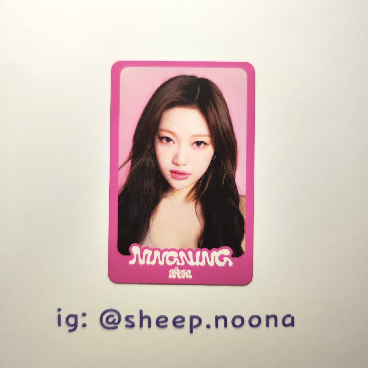 Photocards Ningning Aespa