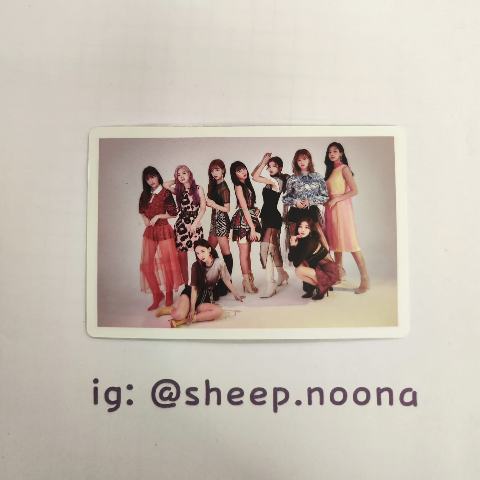 Photocards Units / Grupales Twice