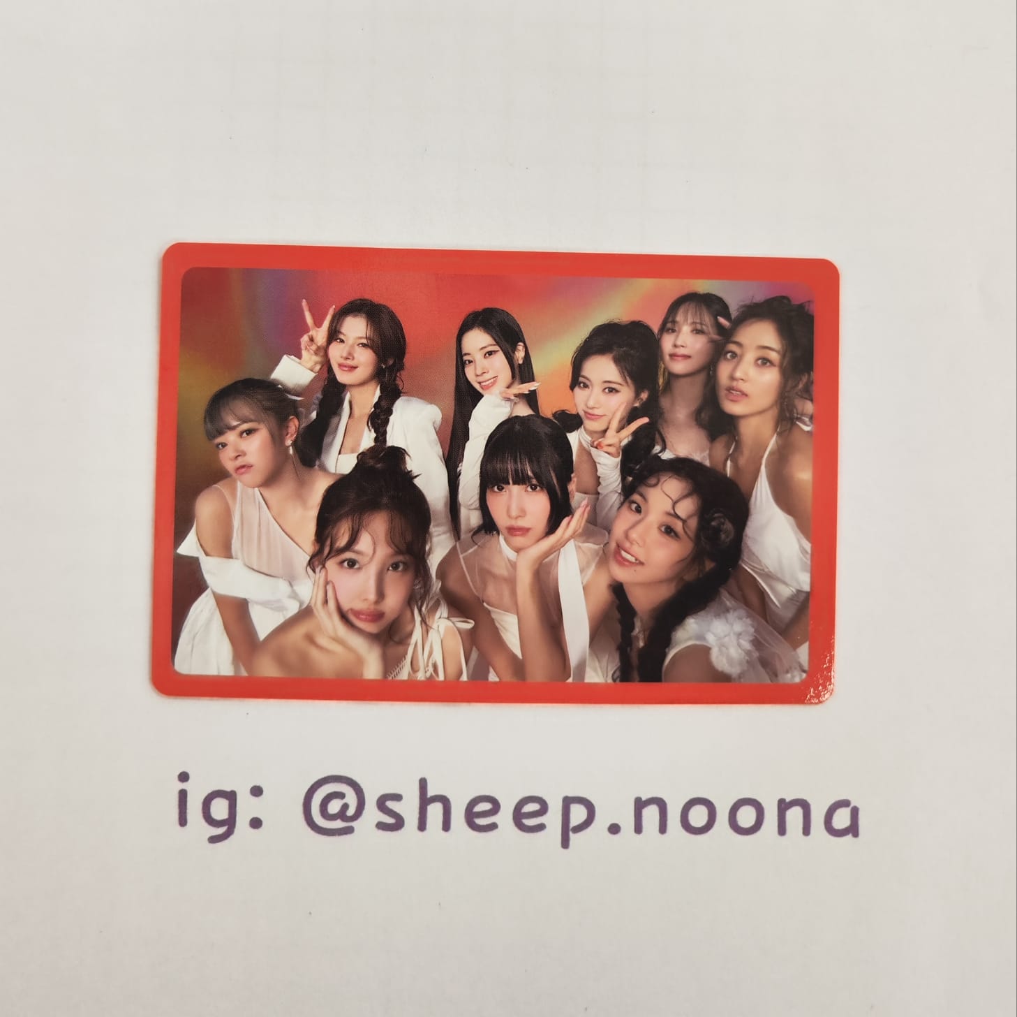 Photocards Units / Grupales Twice
