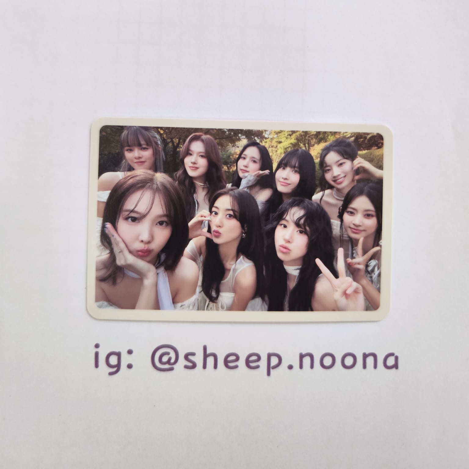 Photocards Units / Grupales Twice