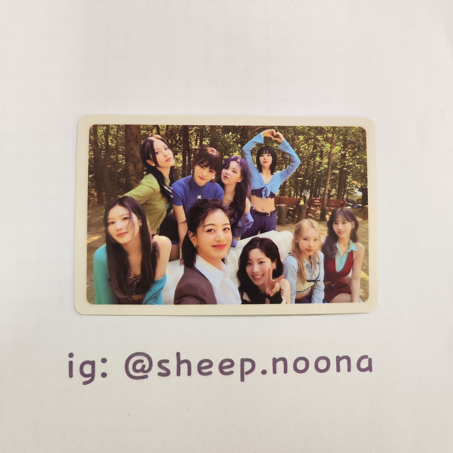 Photocards Units / Grupales Twice
