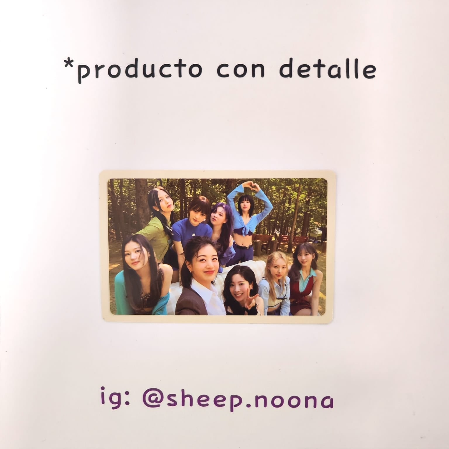 Photocards Units / Grupales Twice