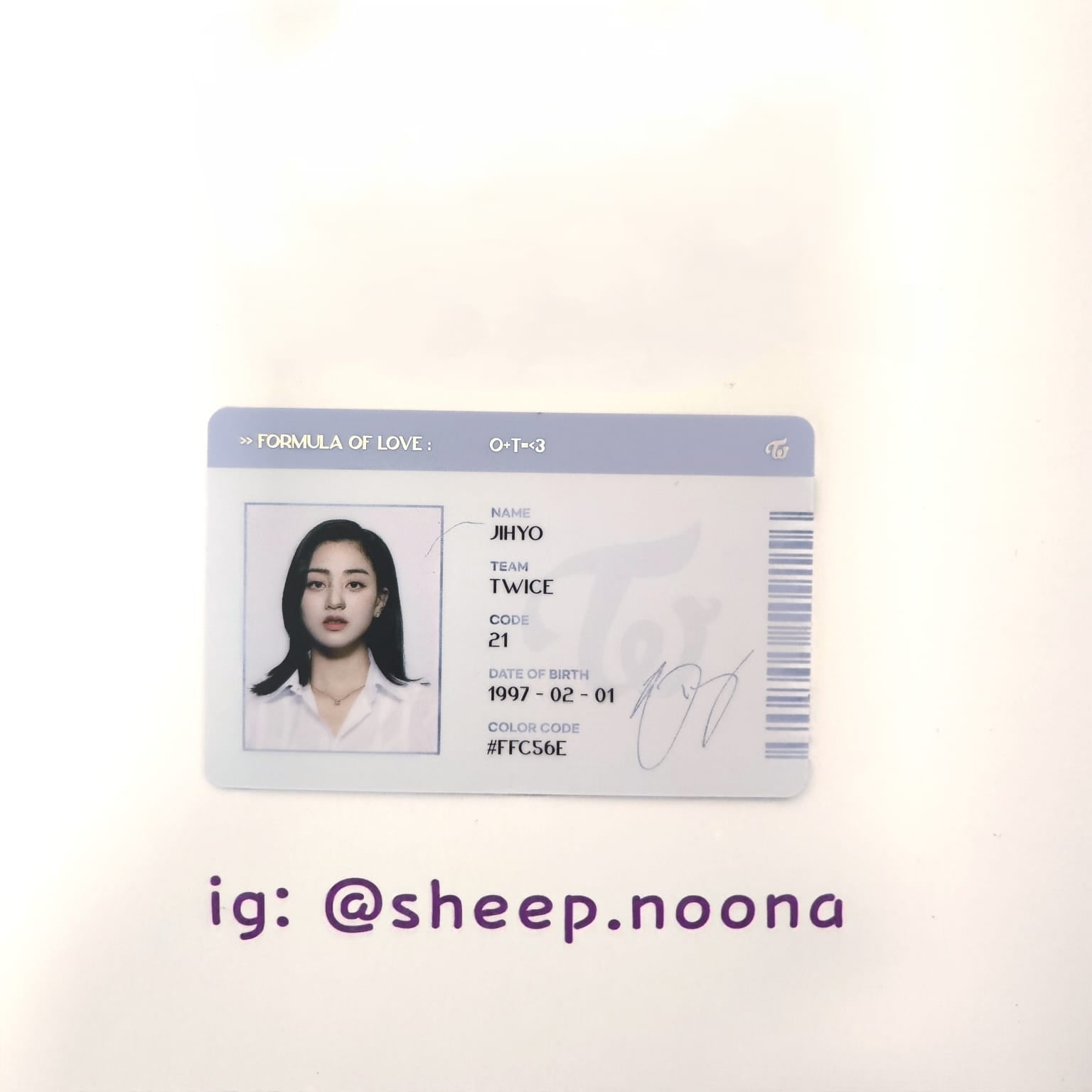 Photocards Jihyo Twice