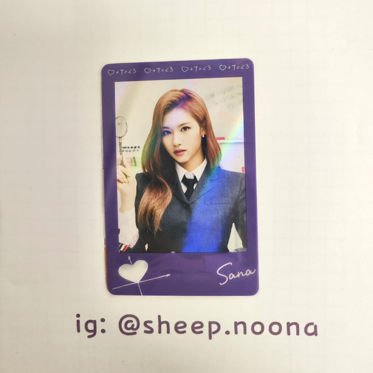 Photocard Sana Twice
