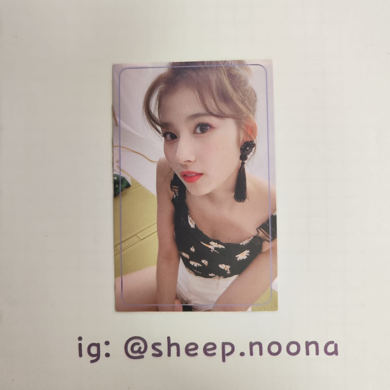 Photocard Sana Twice