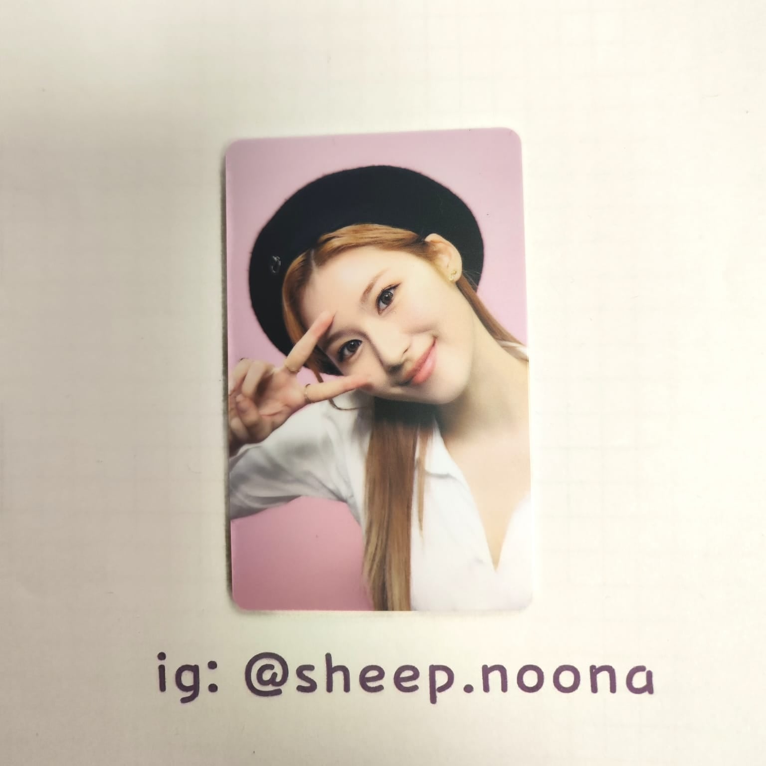 Photocard Sana Twice