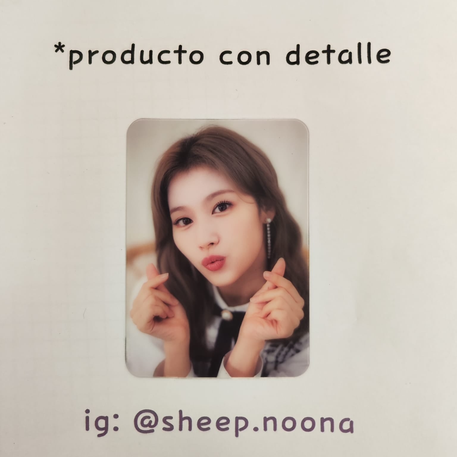 Photocard Sana Twice