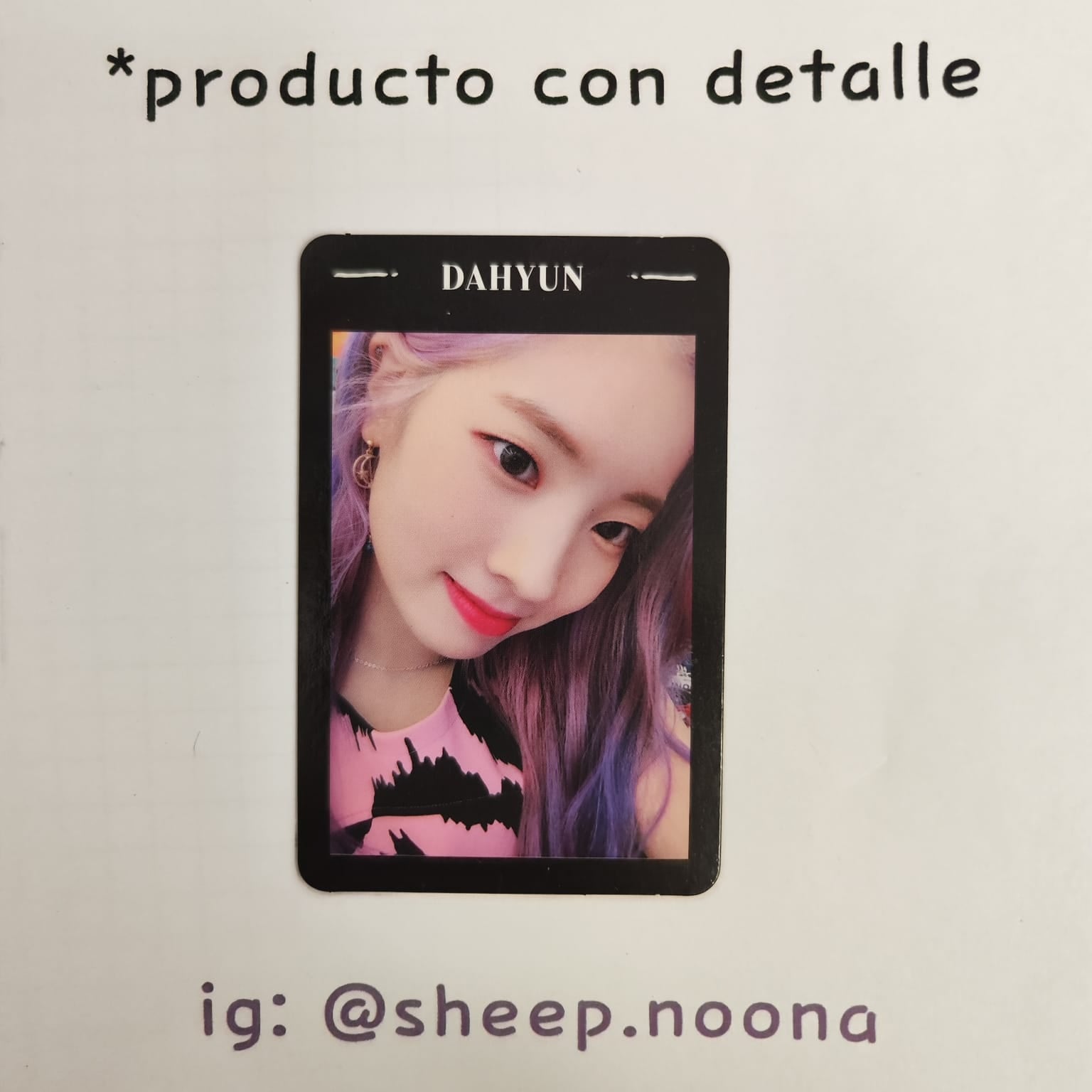 Photocards Dahyun Twice