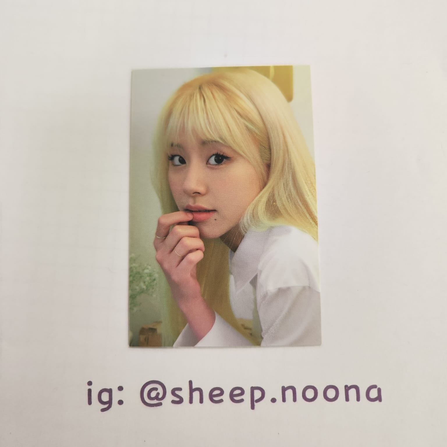 Photocards Chaeyoung Twice