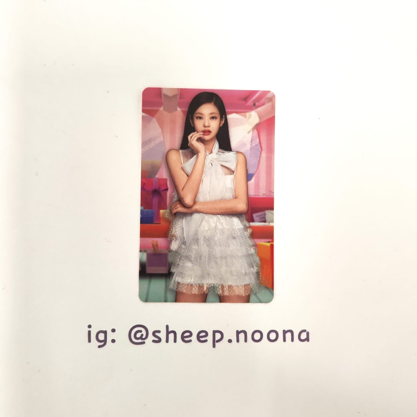 Photocards Jennie Blackpink