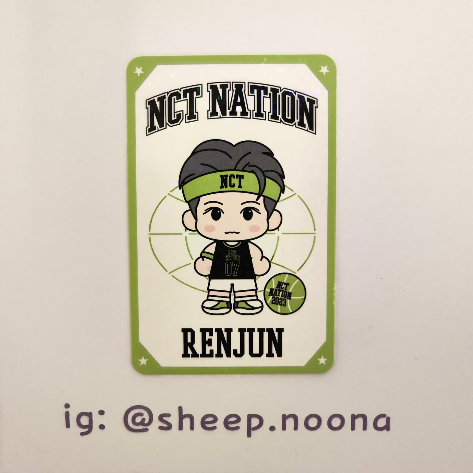 Photocards Renjun NCT Dream